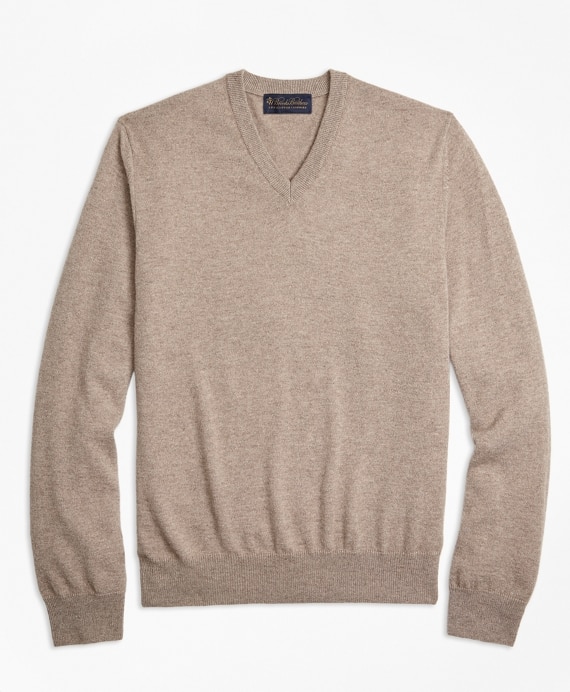 V-Neck Cashmere Sweater - Brooks Brothers Outlet