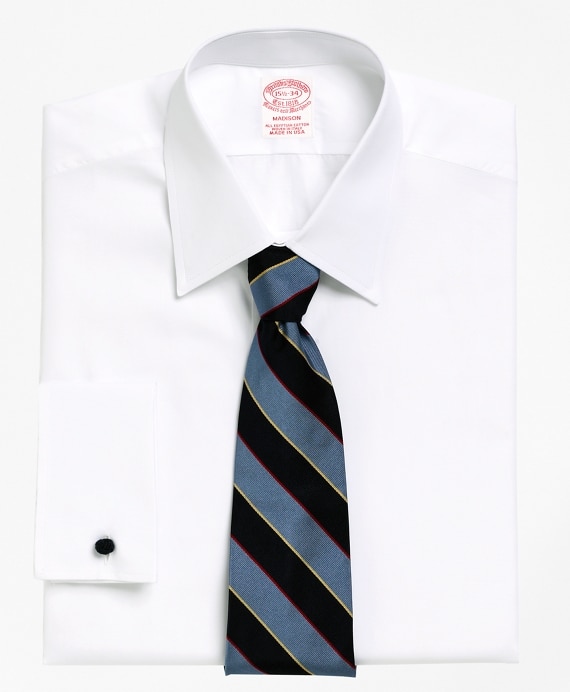 Madison Classic-Fit Dress Shirt, Tennis Collar French Cuff - Brooks Brothers Outlet