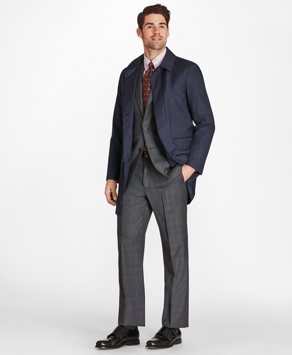 Herringbone Trench Coat - Brooks Brothers Factory Outlet