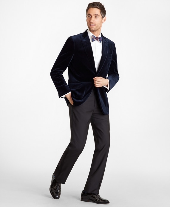 Madison Fit Velvet Tuxedo Jacket - Brooks Brothers Outlet