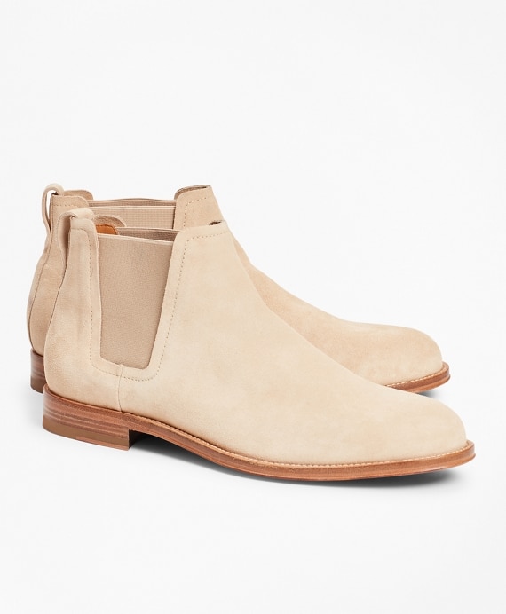 Suede Chelsea Boots - Brooks Brothers Factory Outlet