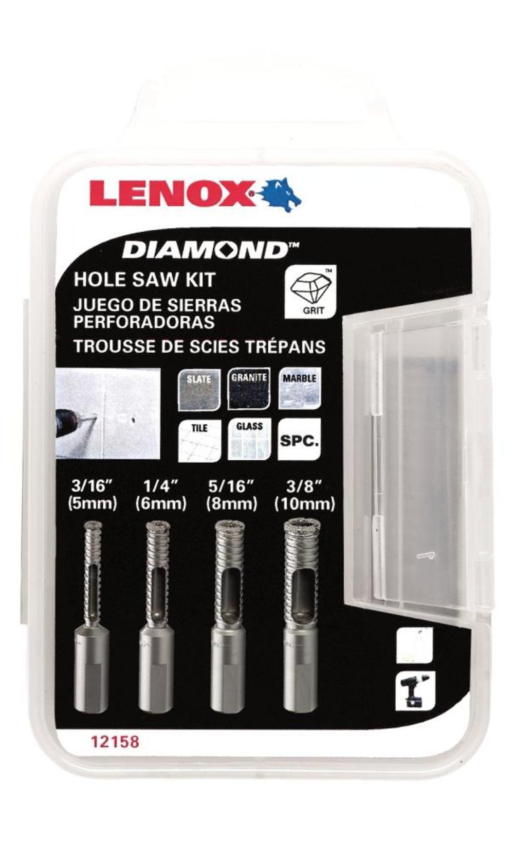 Diamond Drill Bit FACHLICH Diamond Core Drill Bits Set - 20/25/35/50mm 20F Tile Hole Saw Kit With 2" Diamond Beveling Chamfer Bits For Porcelain Ceramic Tile Granite Marble(6PCS Diamond Drill Bits For