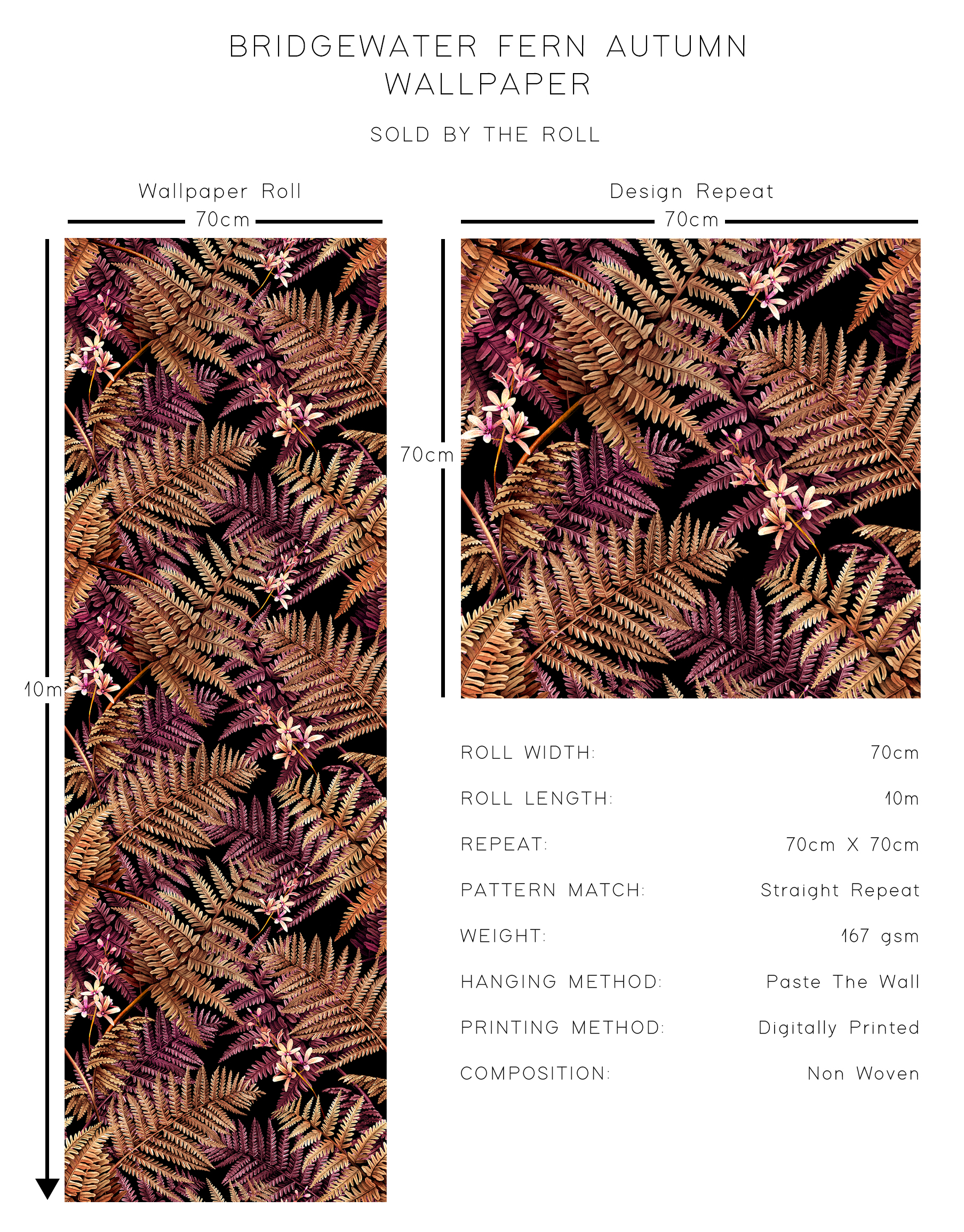 Bridgewater Fern Autumn Wallpaper