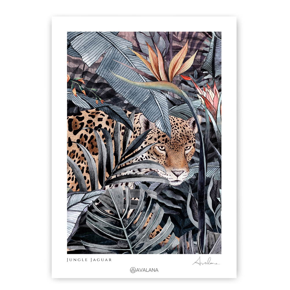 Jungle Jaguar Art Print
