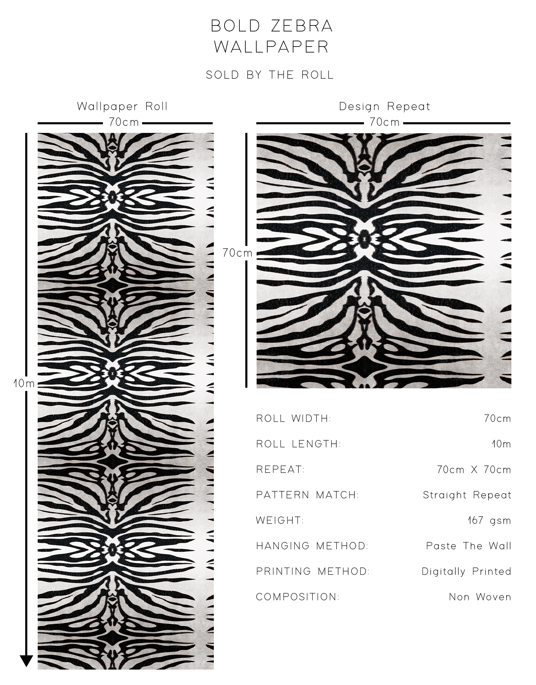 Bold Zebra Wallpaper