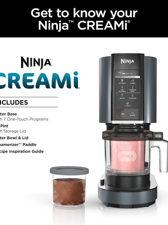 Ninja NC299AMZ CREAMi Ice Cream Maker for Gelato, Mix-ins Milkshakes outlets Sorbet 228