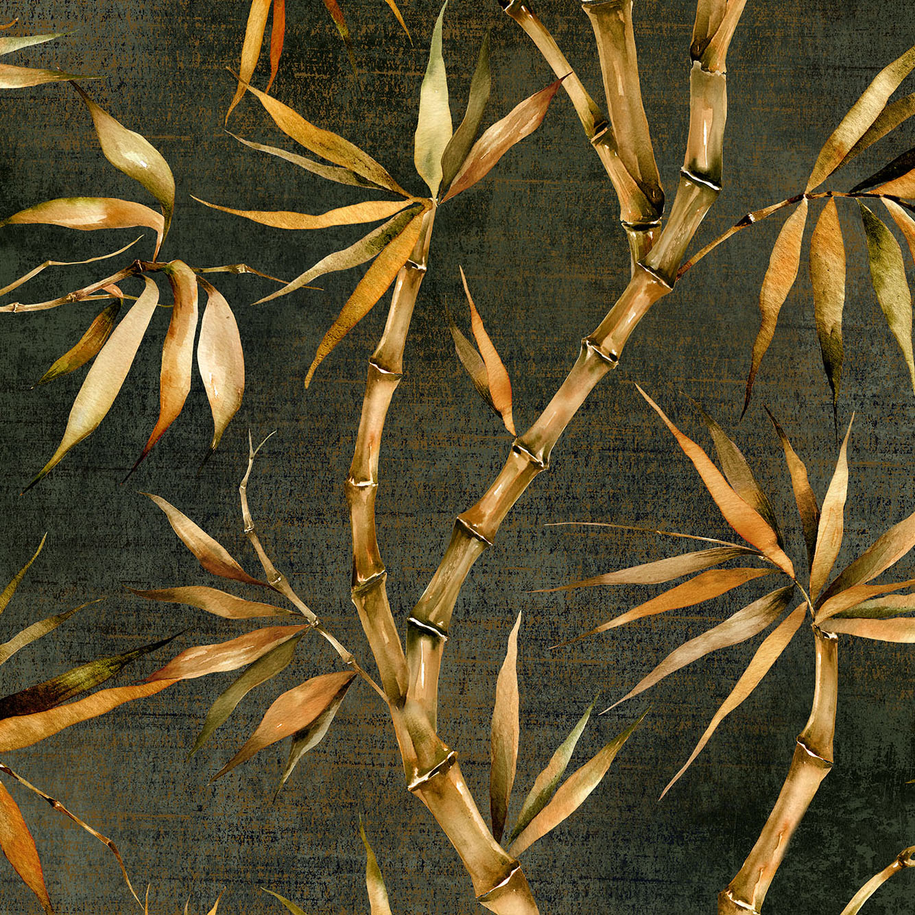 Forest Green Bamboo Wallpaper