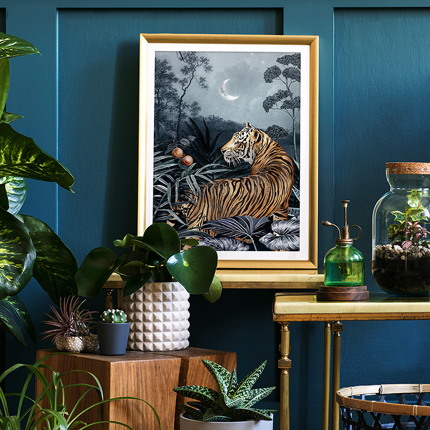 Caspian Midnight Art Print