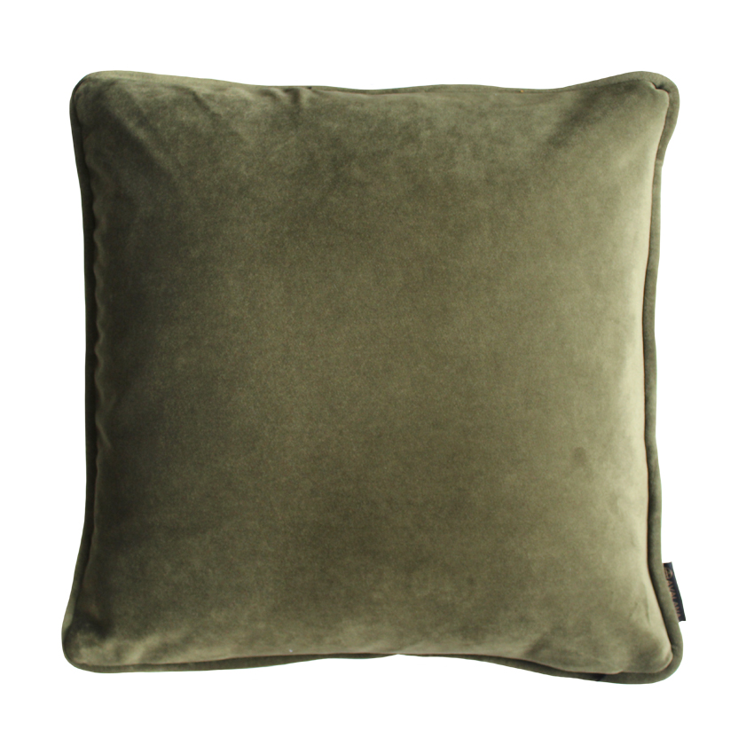 Blush Tropics Piped Velvet Cushion Cover