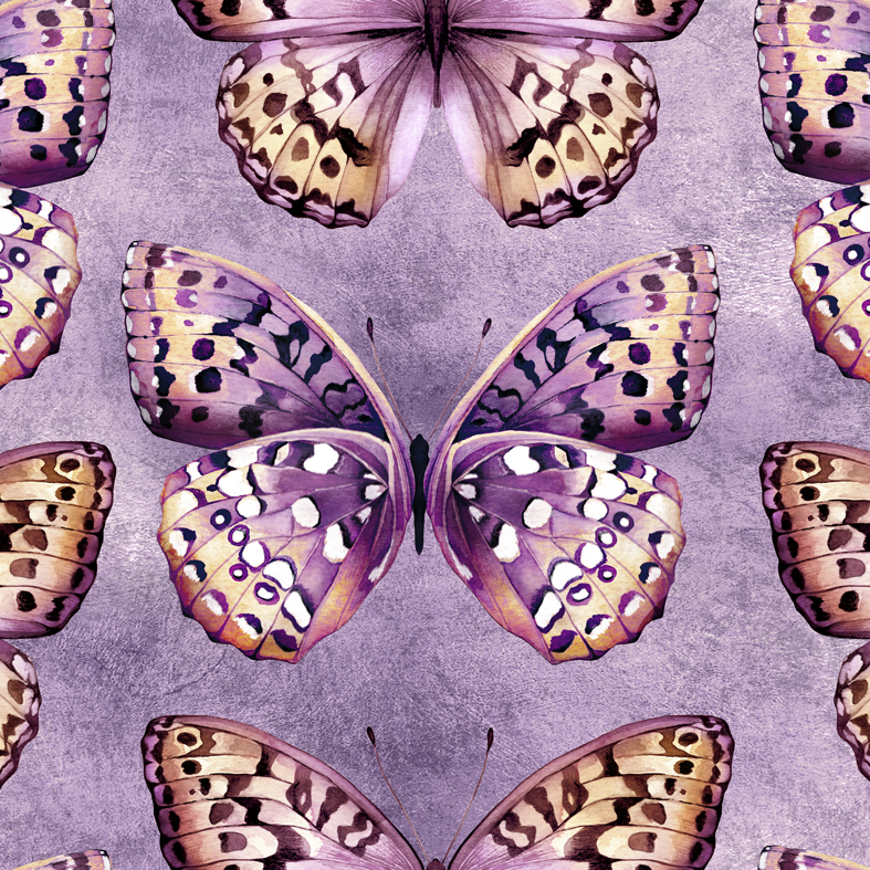 Lilac Papilio Wallpaper