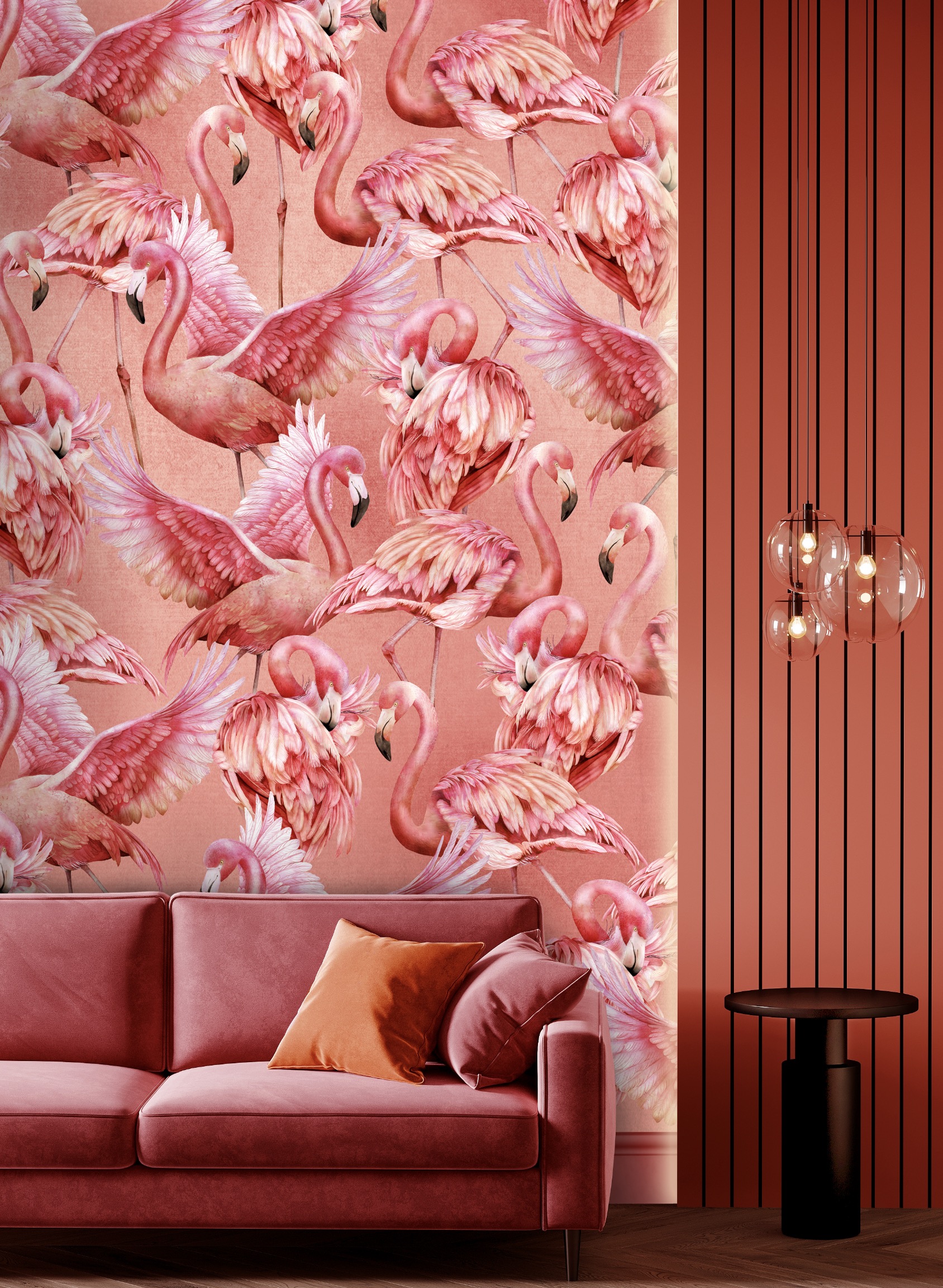 Flamingle Fire Wallpaper