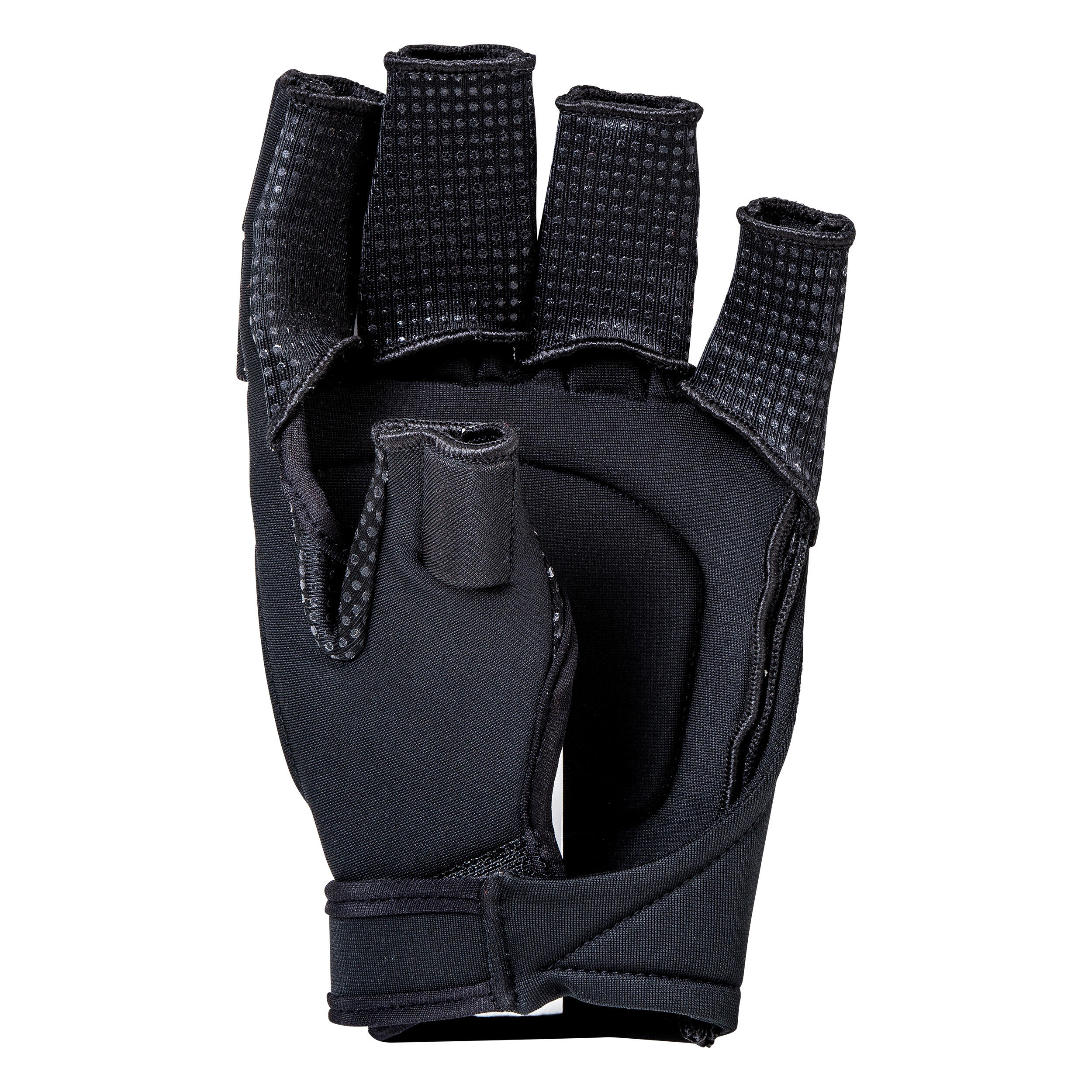 Teen/Adult Moderate/High Intensity Two-Knuckle Hockey Glove OD - Black/Orange