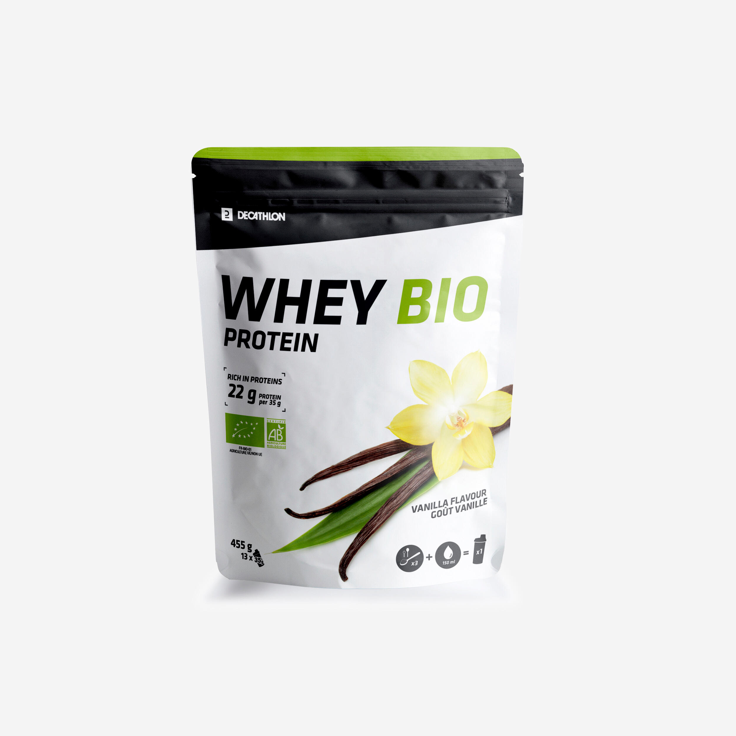 ORGANIC Whey protein - Vanilla - 455g