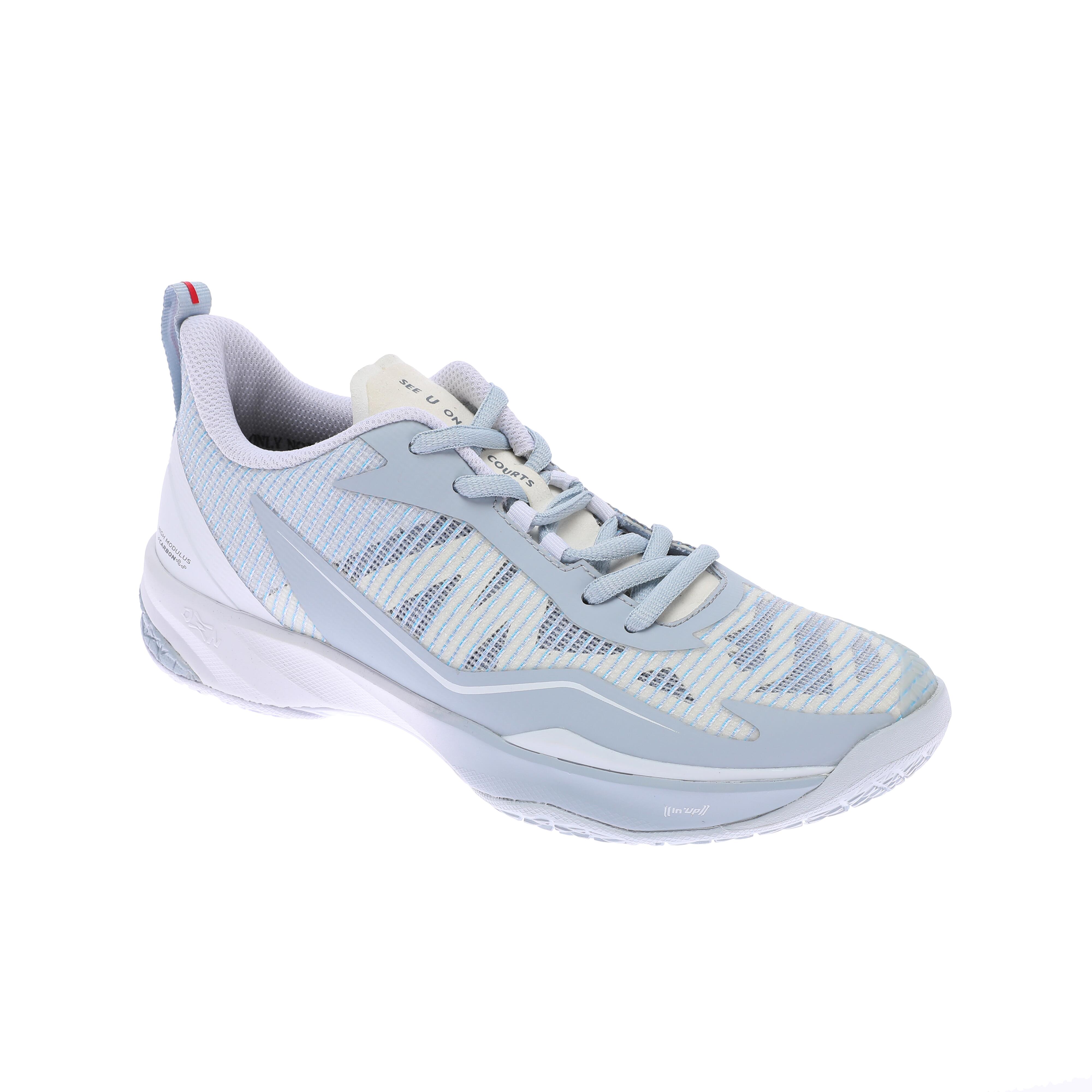 WOMEN'S BADMINTON SHOES BS LITE 960 WHITE GREY