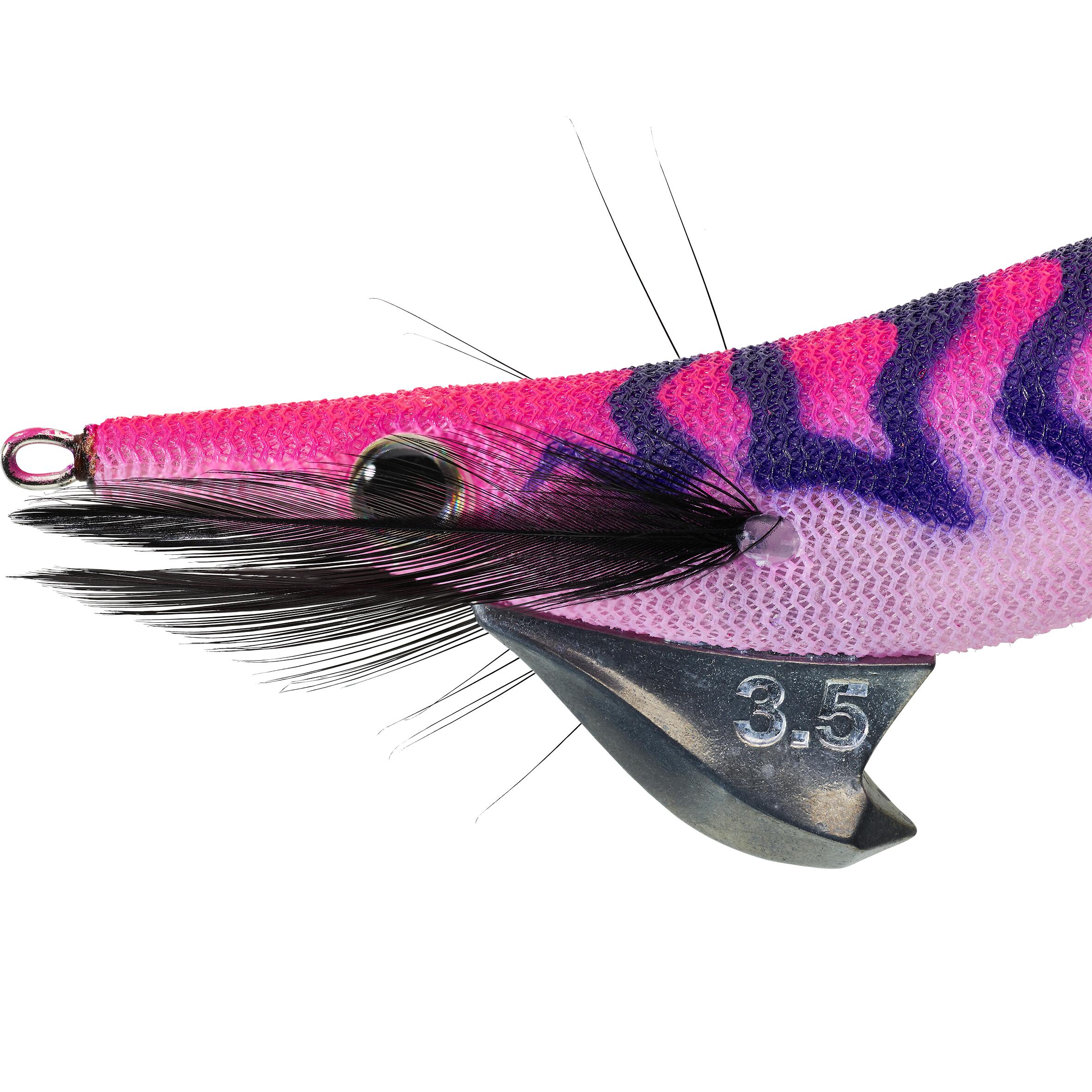 Sea fishing for cuttlefish and squid sinking jig EBI S 3.5/135 Pink