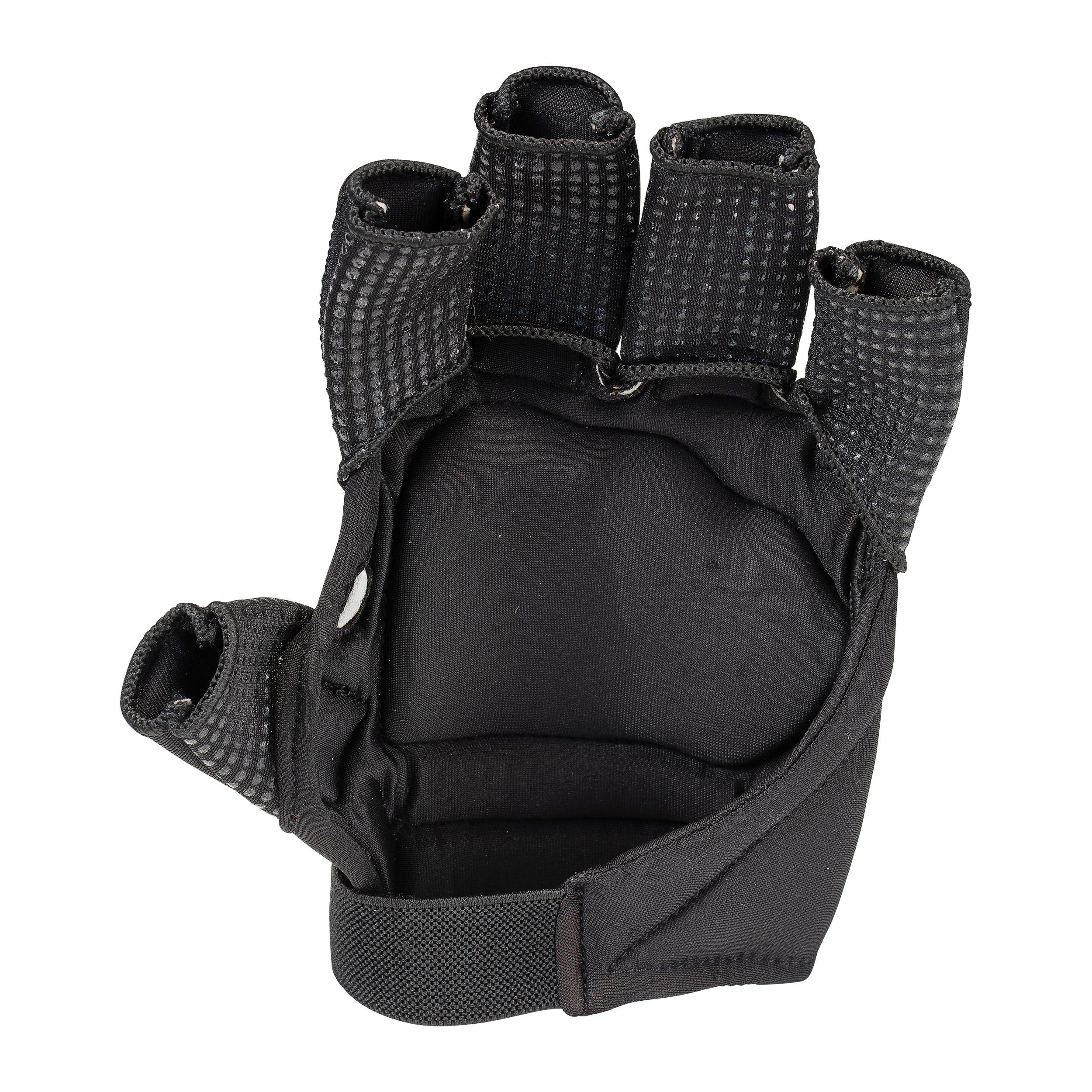 Kids'/Adult Moderate-Intensity 2 Knuckle Hockey Gloves Xlite Pro - Black/Orange