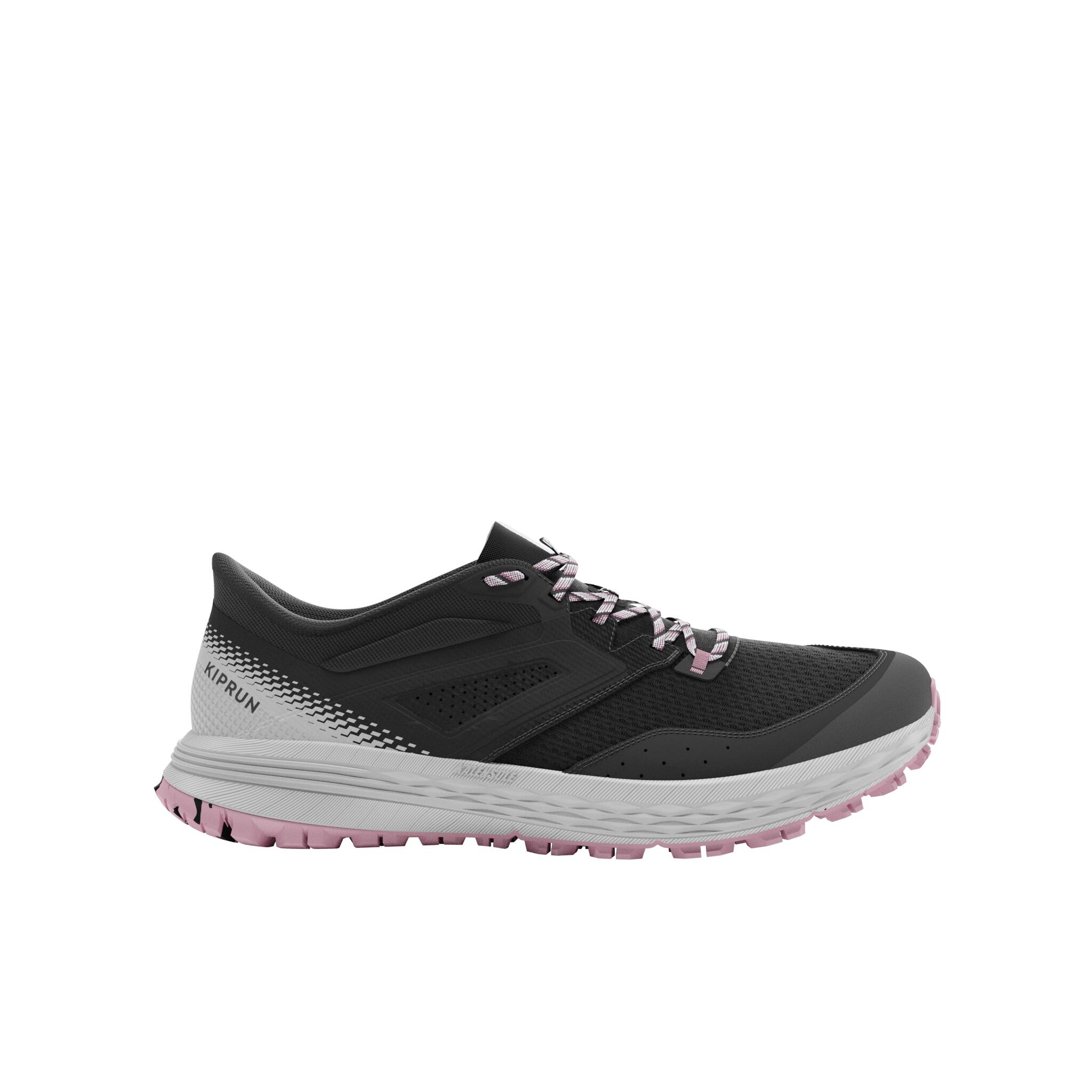 WOMEN's TRAIL RUNNING SHOES TR2 - carbon grey button/pink