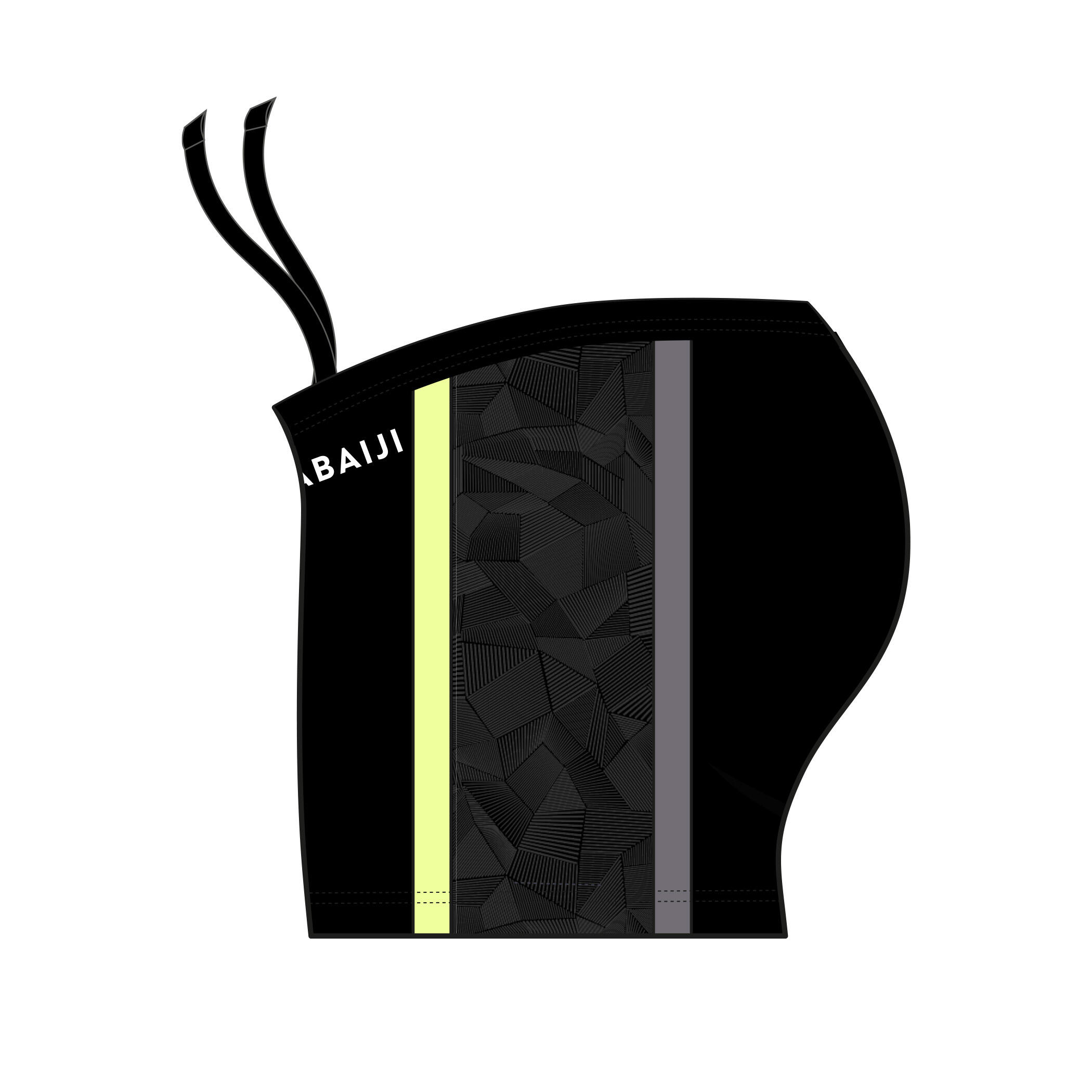 Men's Swim Trunks  Negombo black yellow