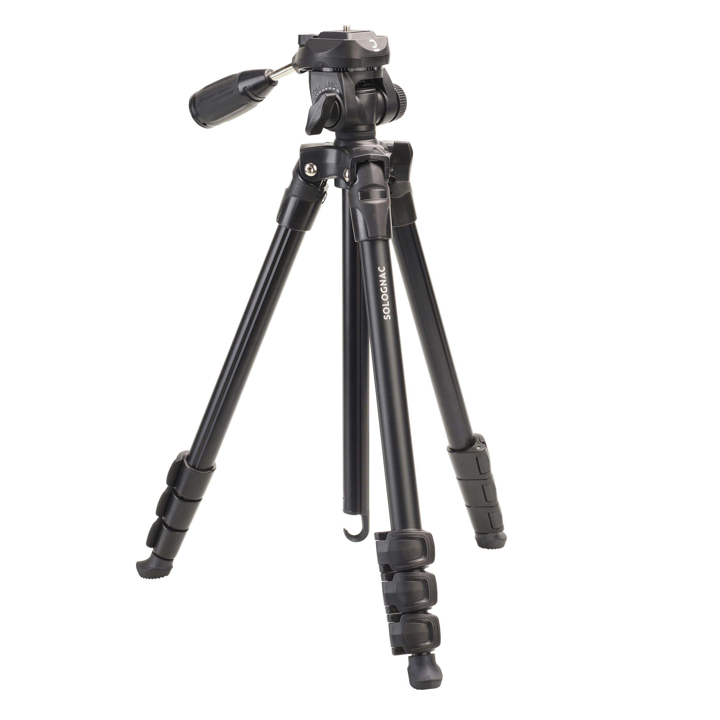 Adjustable Tripod for Spotting Scope / Camera aluminium black