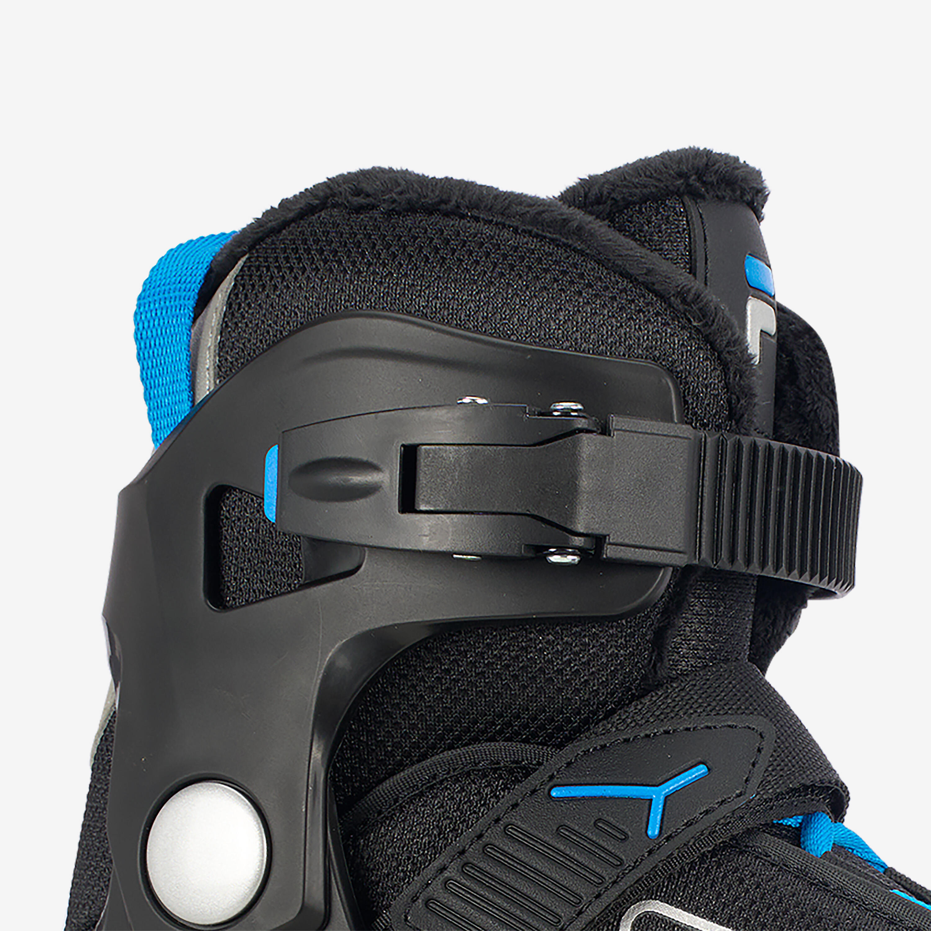 Kids' Ice Skates - Black/Blue