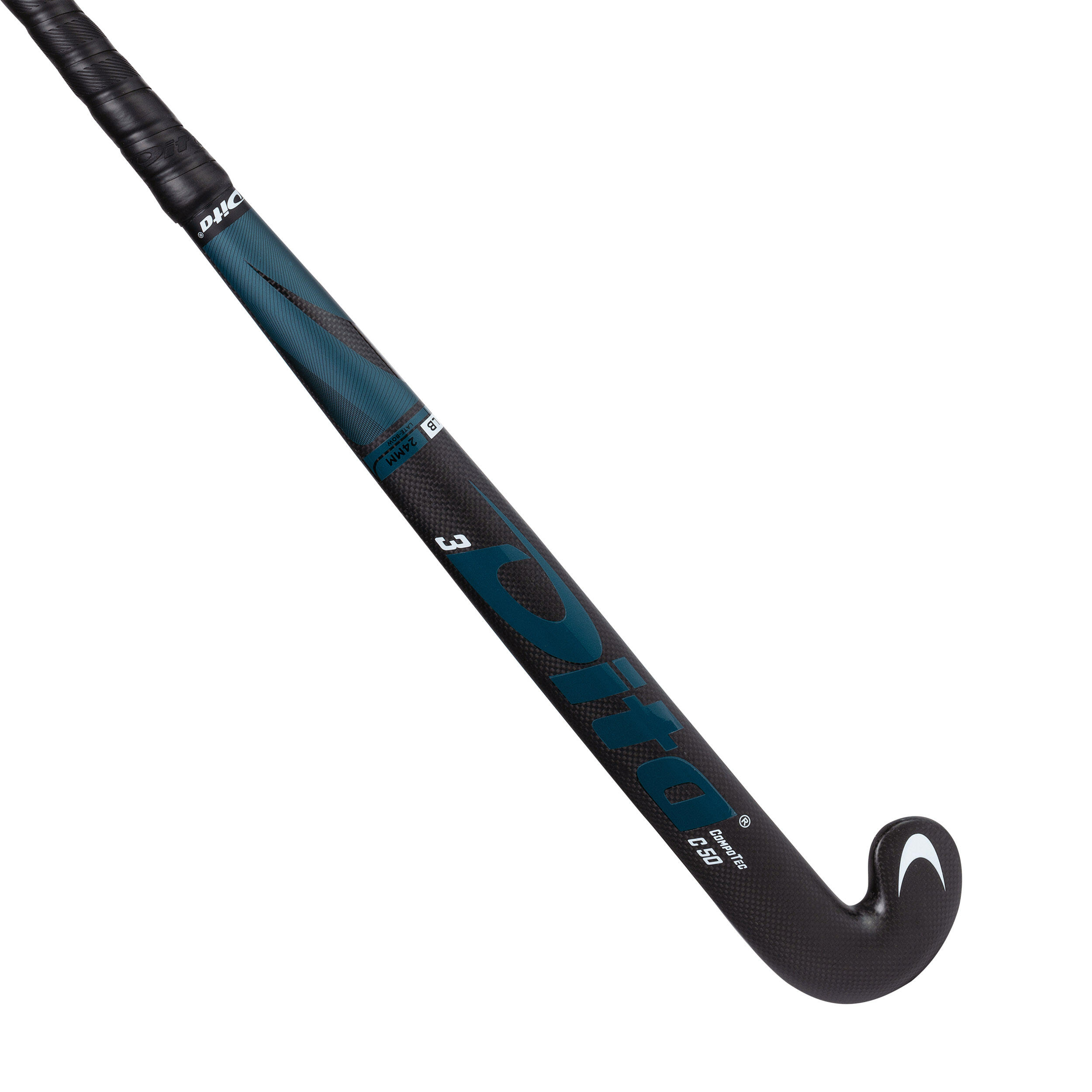 Kids' 3D LB Hockey Stick C50 - Black/Turquoise