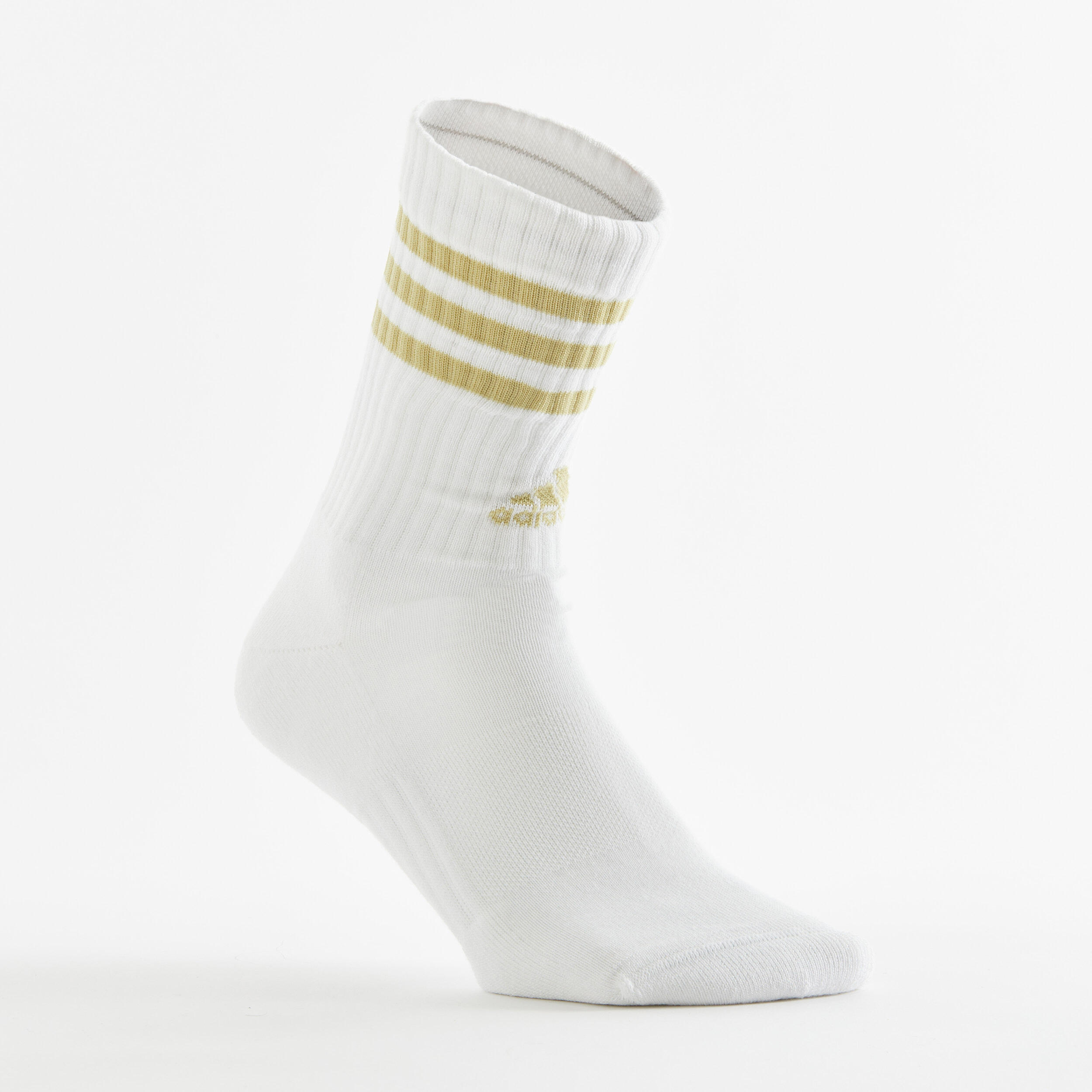 High Sports Socks Tri-Pack - Black/Gold Stripes