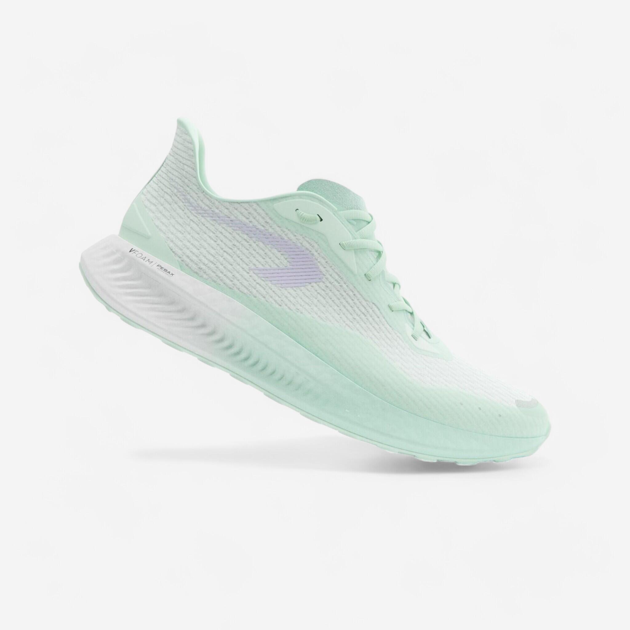 KIPRUN KD500 3 WOMEN'S RUNNING SHOES - GREEN