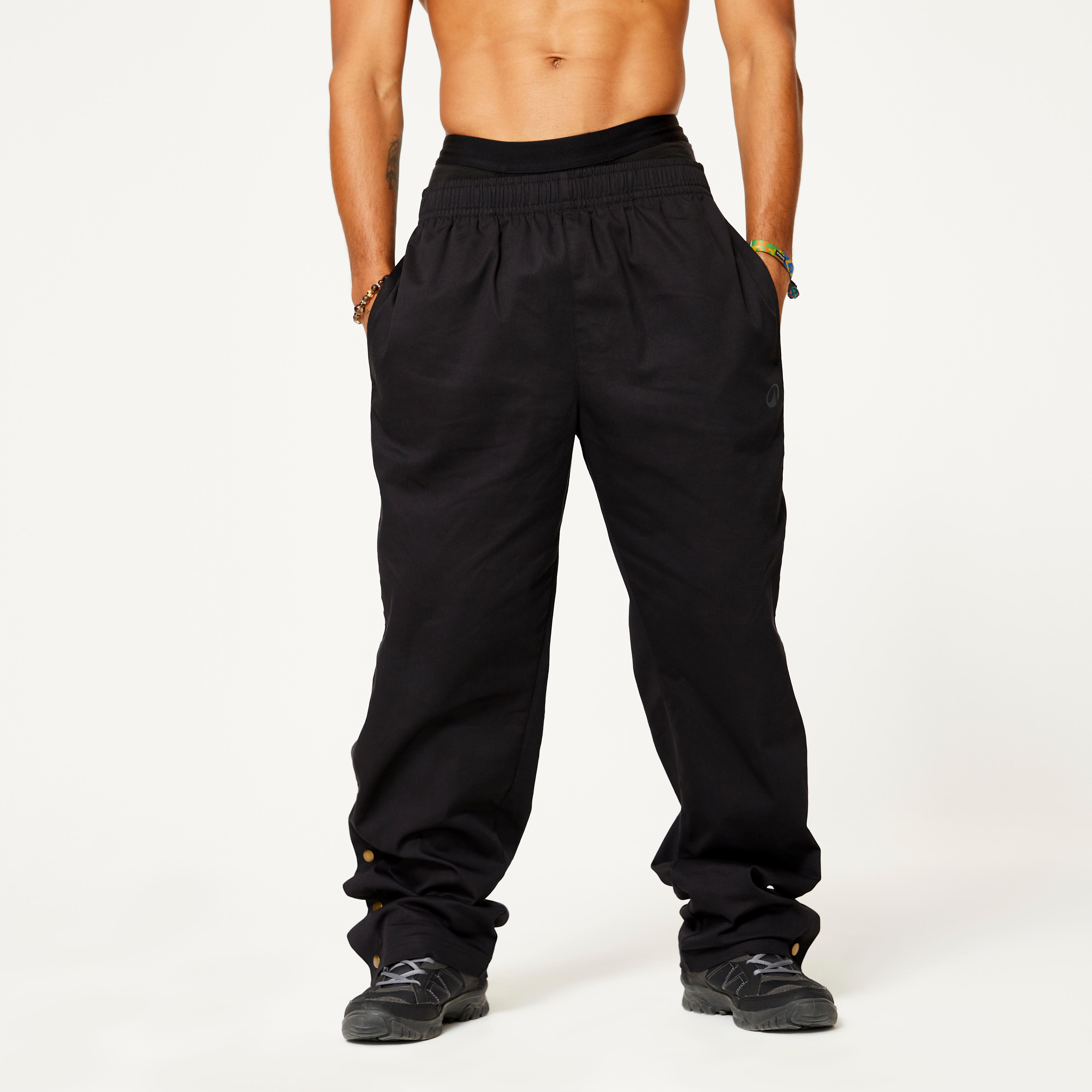 Wide Breakdancing Bottoms - Black