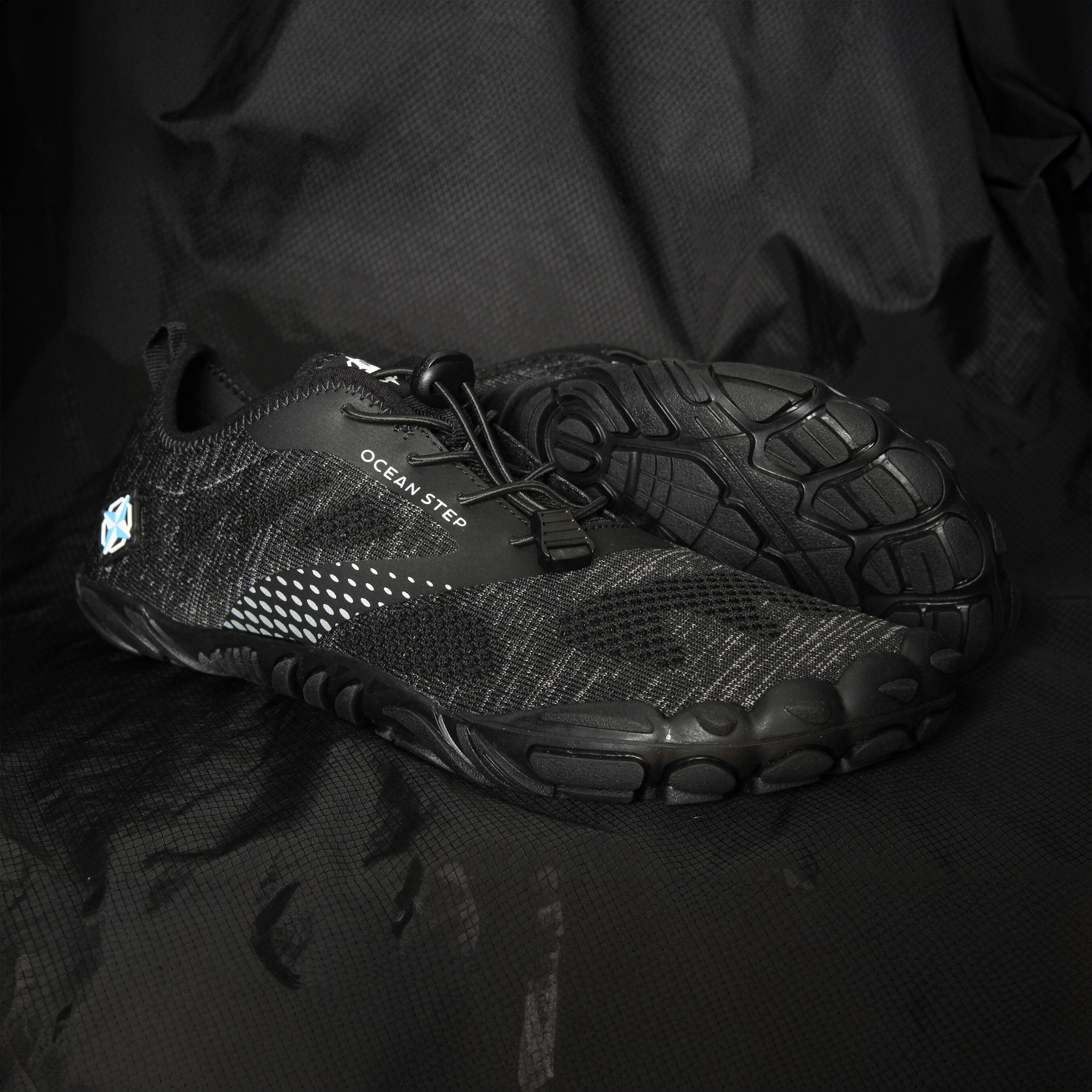 Shorewalking Boot Water Shoes OCEAN STEP ERGOGRIP 1 Black