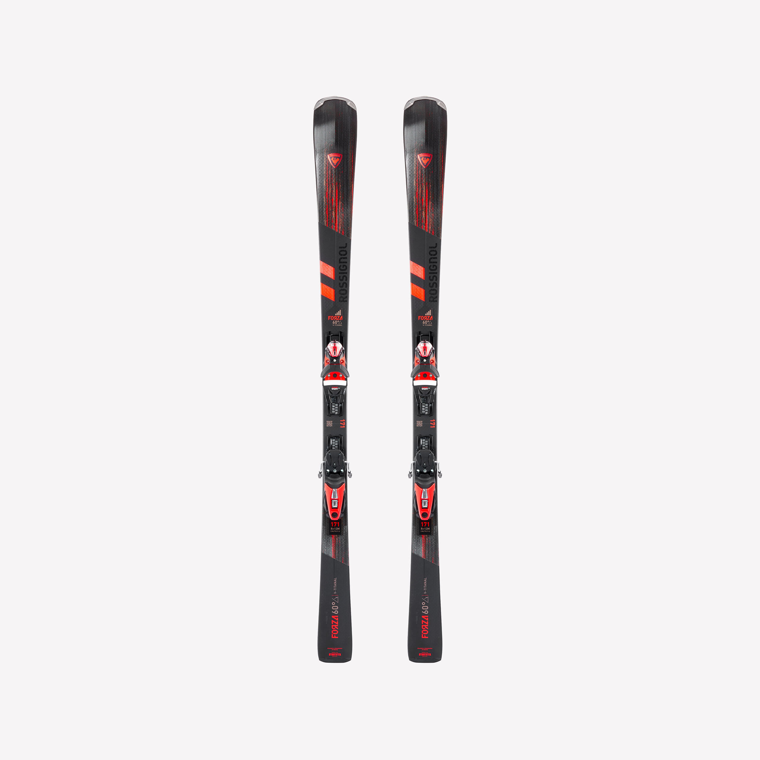 Men’s downhill skis with bindings  Rossignol Forza 60° V C.A.M - TI