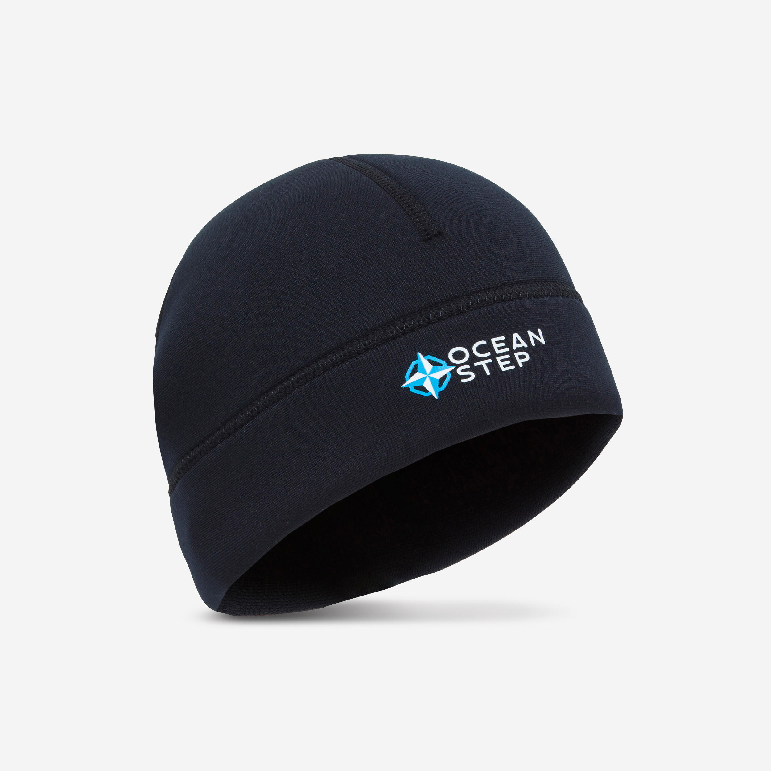 3 mm neoprene sea walking cap - black