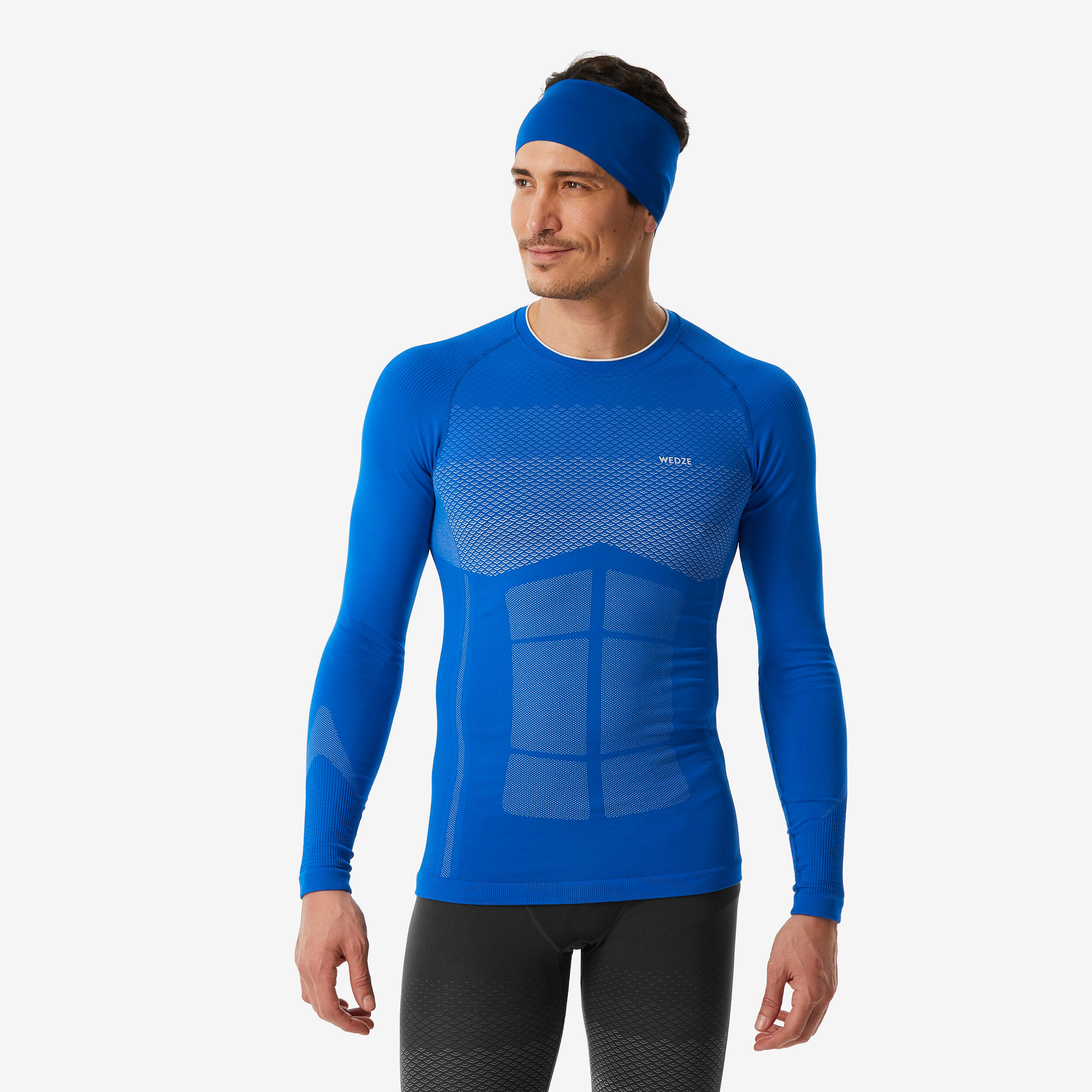 Men's thermal ski base layer 900 - bleu