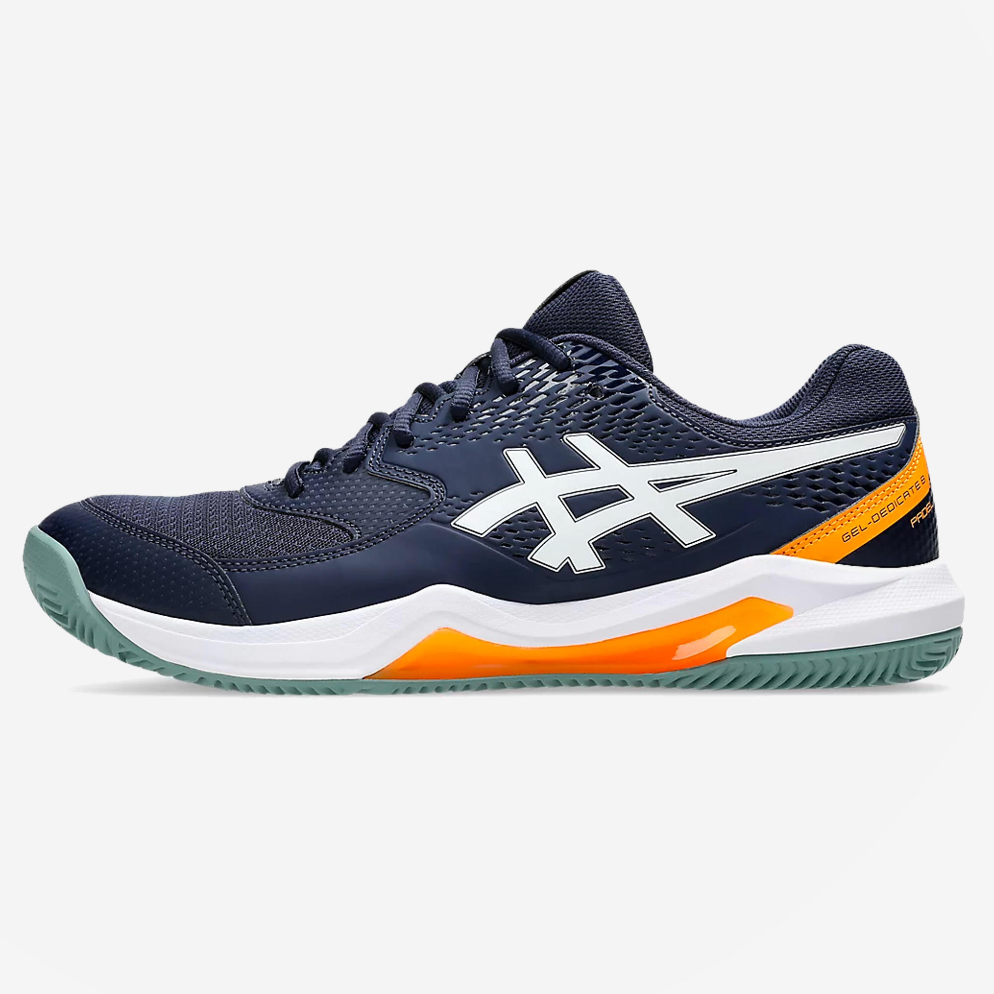 Men's Padel Shoes Gel Dedicate 8 - Navy/Orange