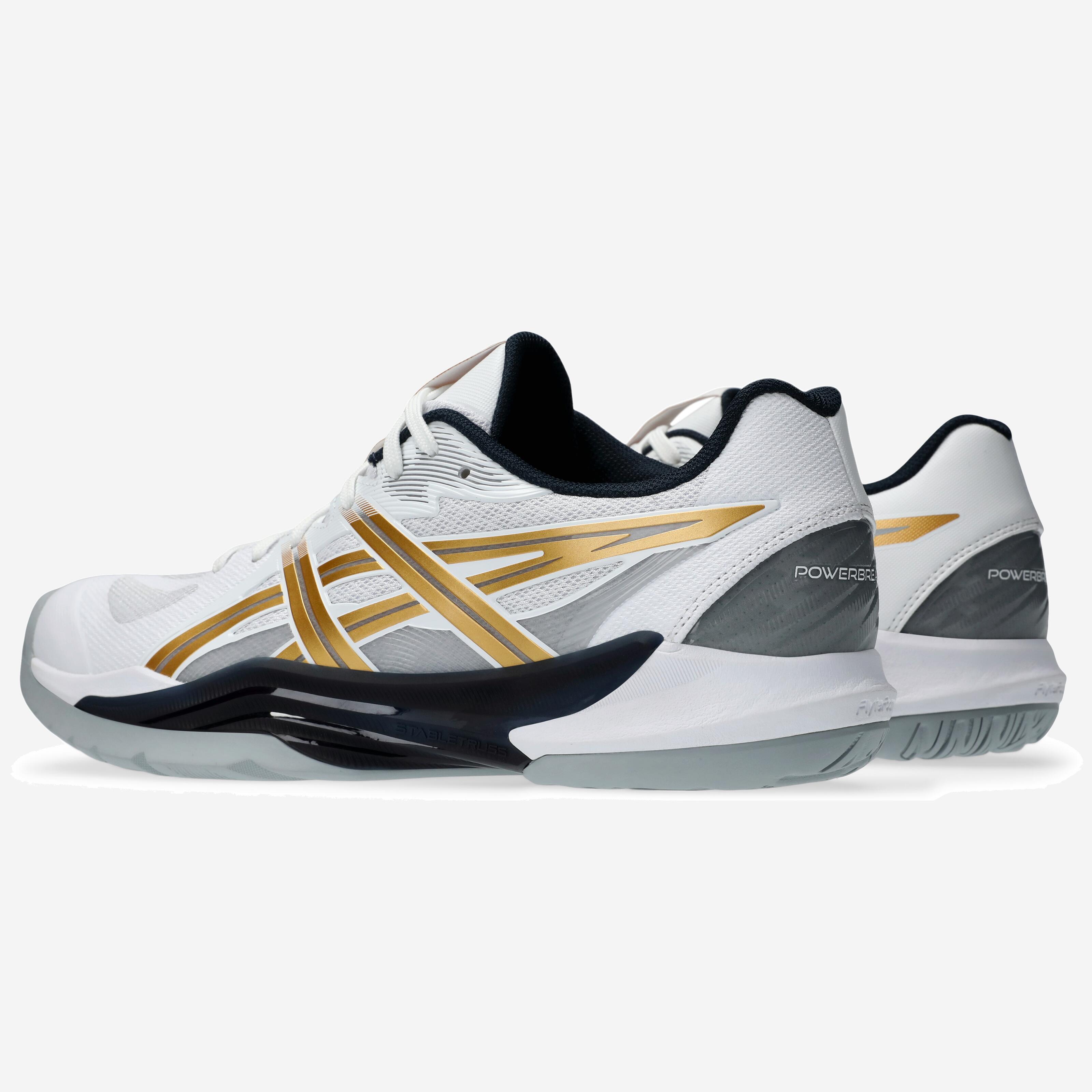 Adult Handball Shoes Powerbreak FF - White/Gold