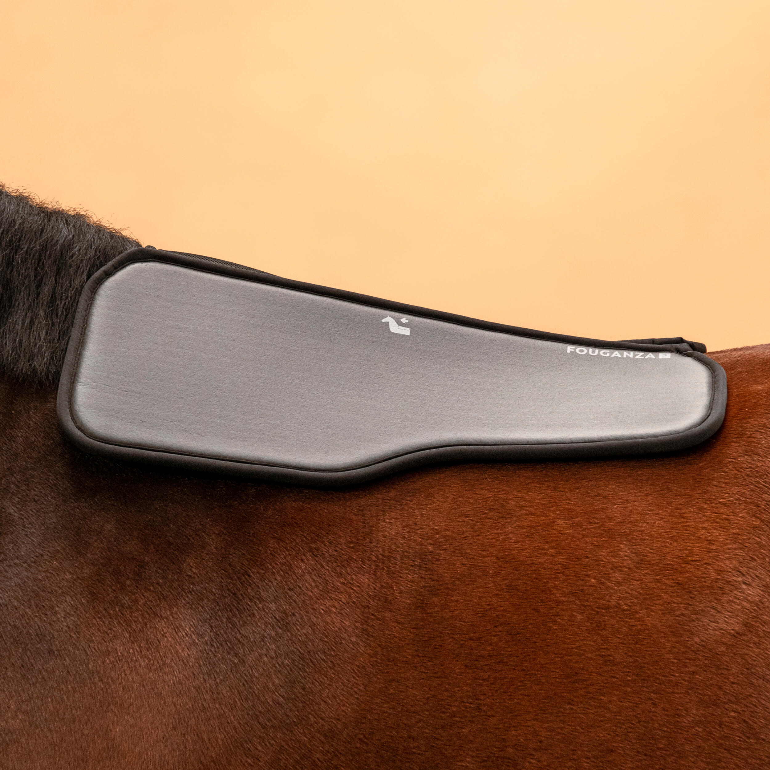 Horse Riding Foam Saddle Pad For Horse and Pony 100 - Black