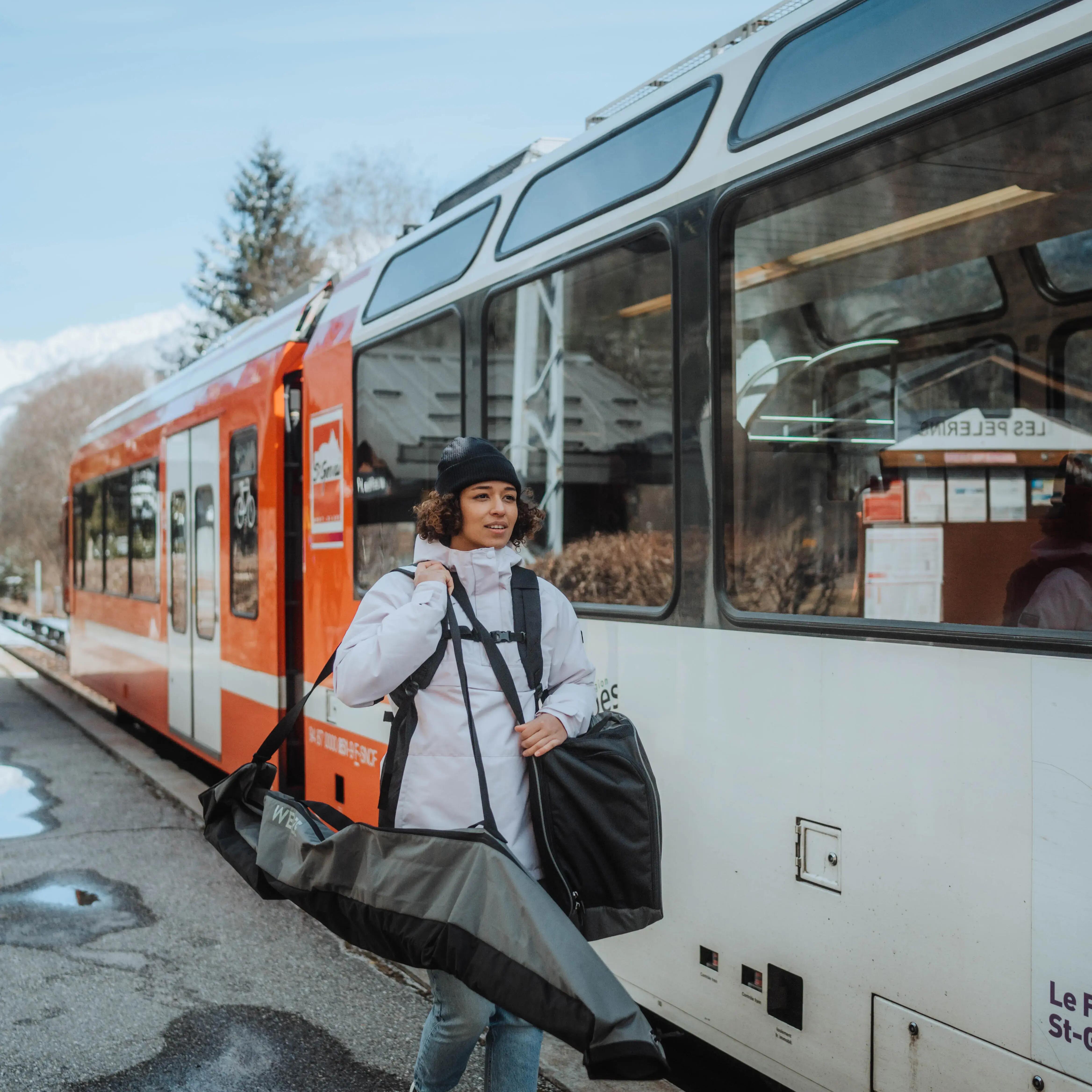 SKI BAG 500 - ROBUST - BLACK