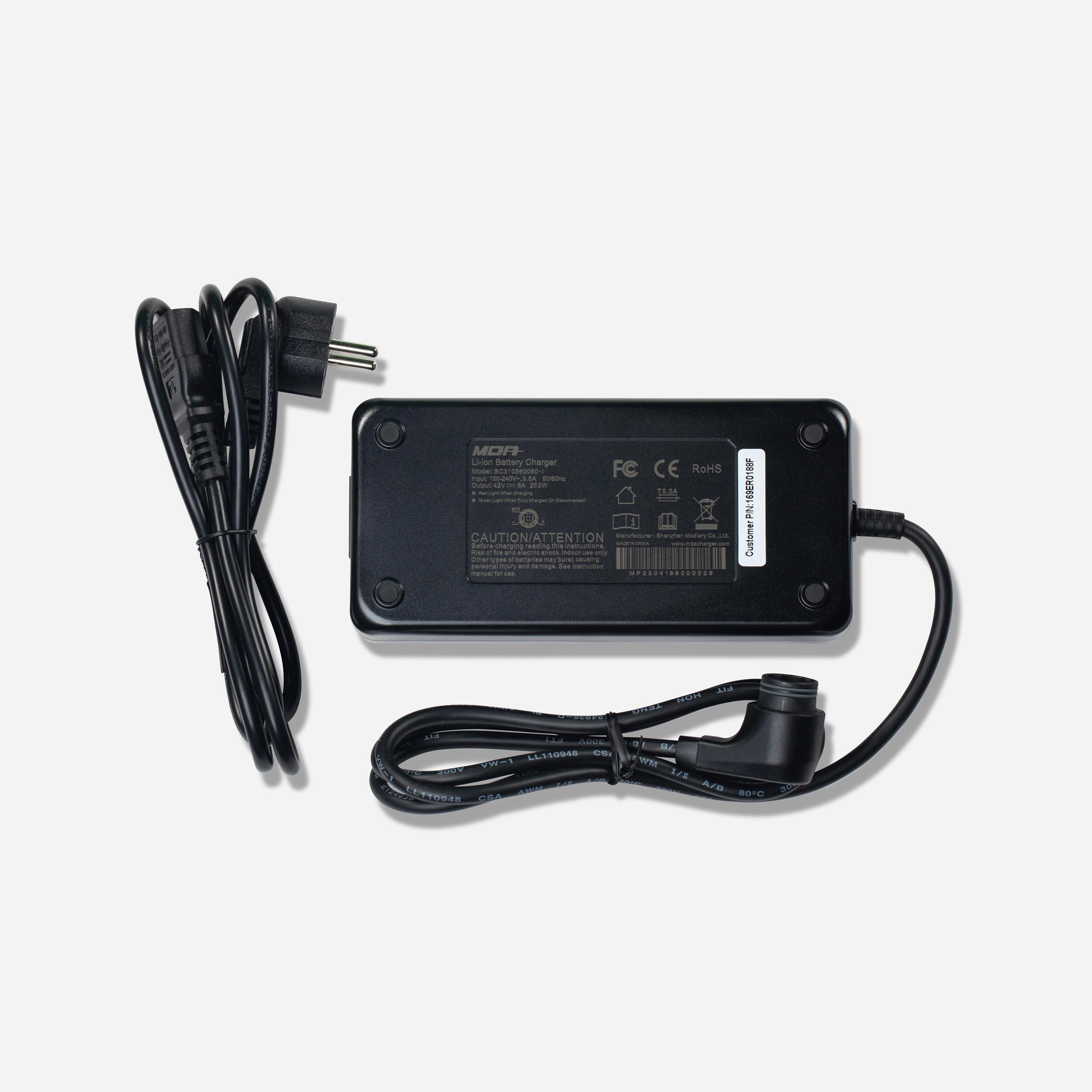 36V 6A Battery Charger E-Expl  E-Gravel Xplr 900   E-LD 500  Cargo F900E