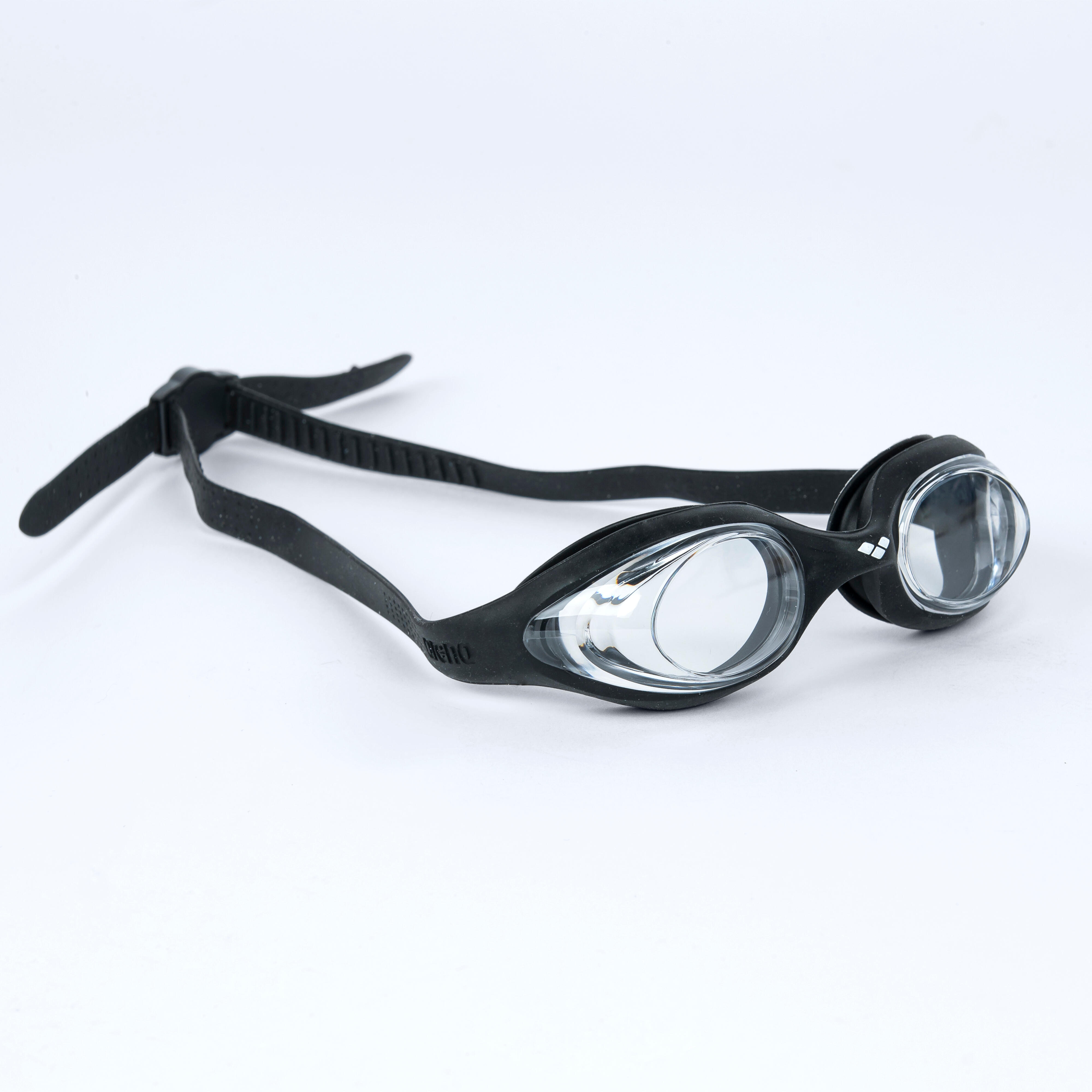 Adult's ARENA SPIDER swimming goggles Clear black lenses