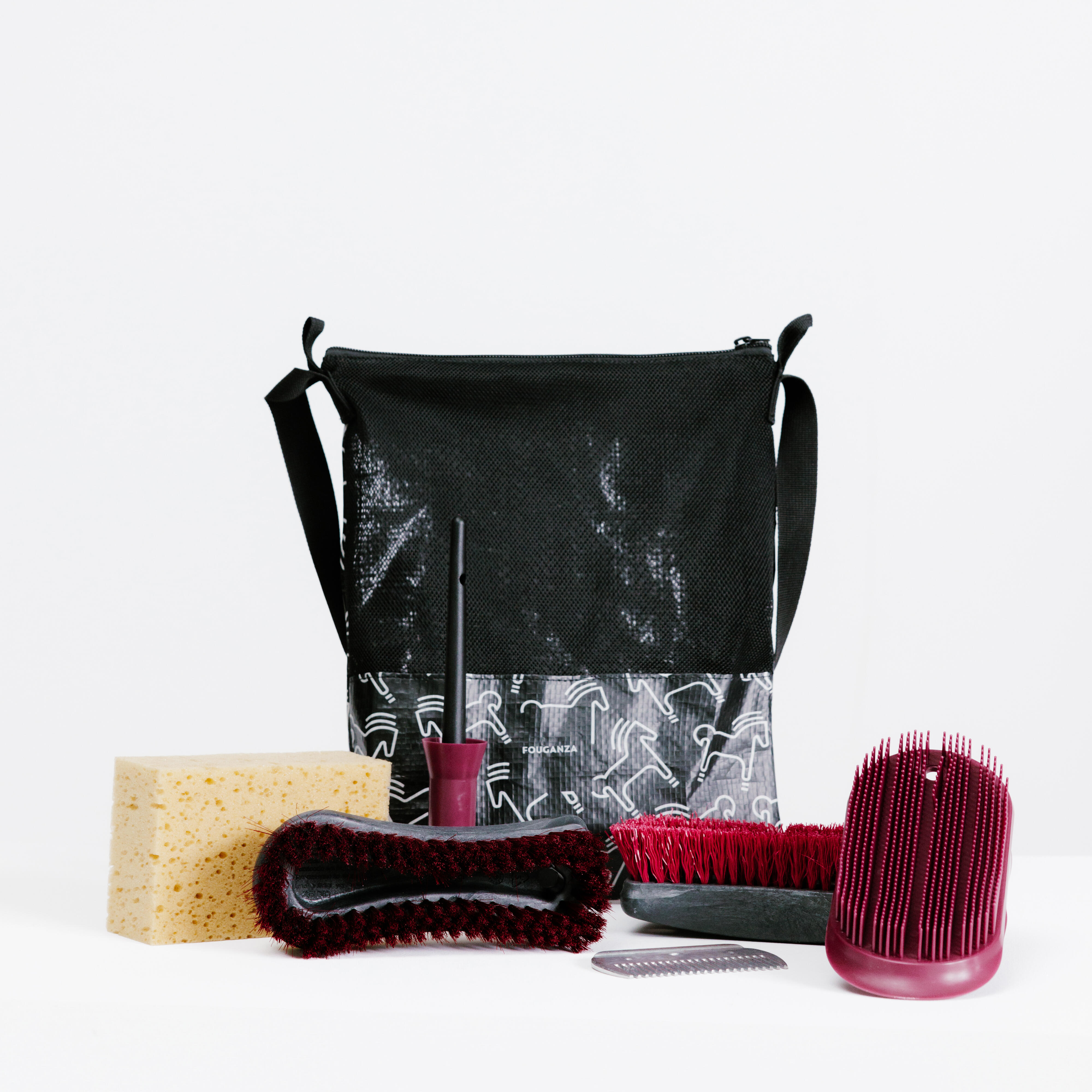 Adult Grooming Kit 7 Pieces - Burgundy