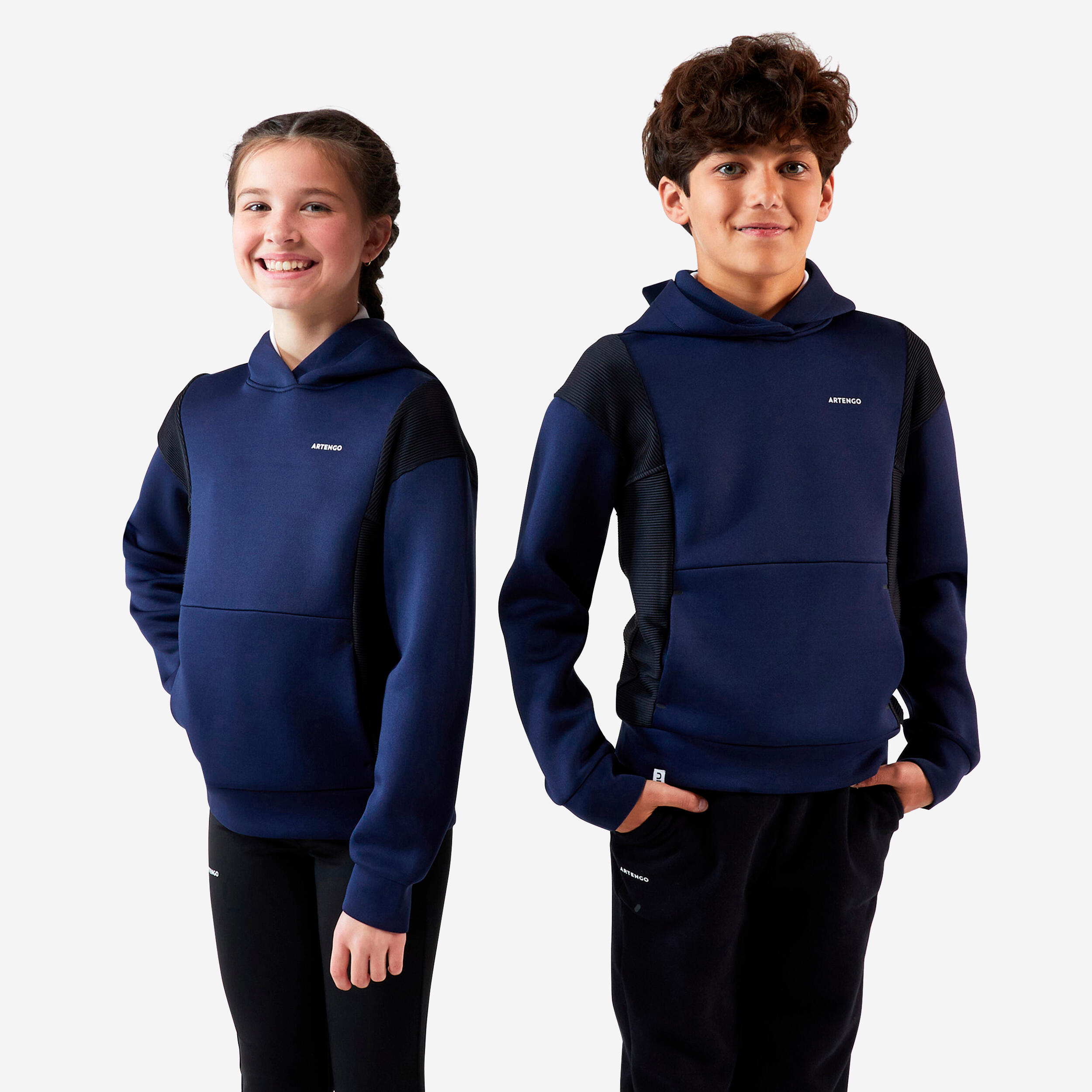 Kids' Tennis Hoodie Dry - Blue