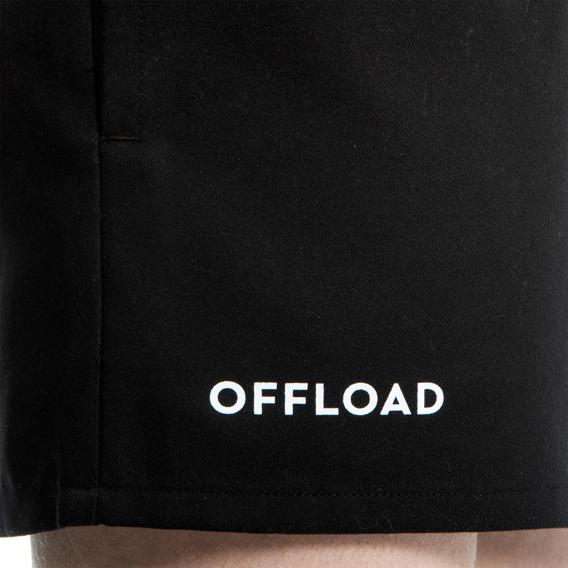 R100 Junior Rugby Club Pocketless Shorts - Black