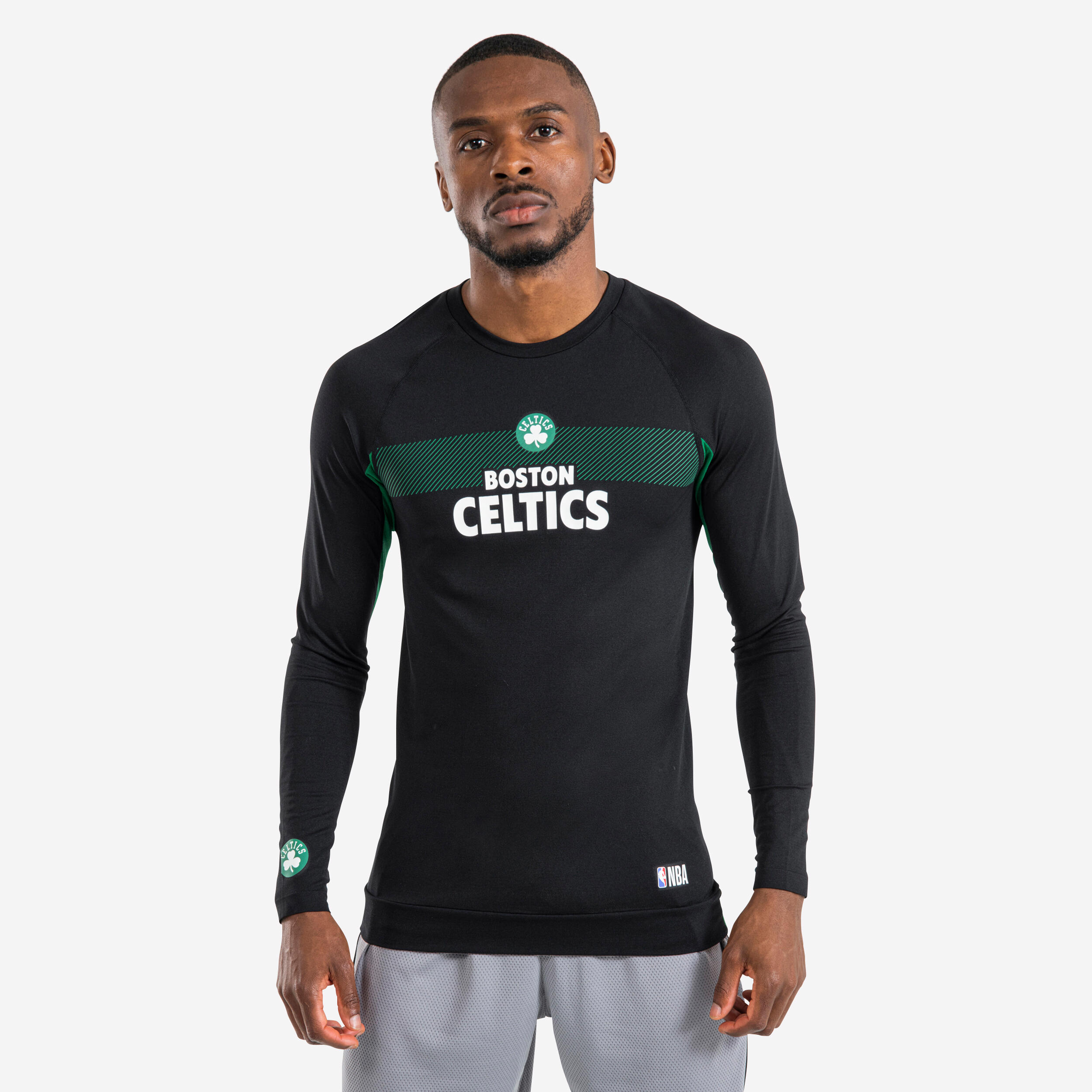 Men's/Women's Basketball Base Layer Jersey UT500 - NBA Boston Celtics/Black