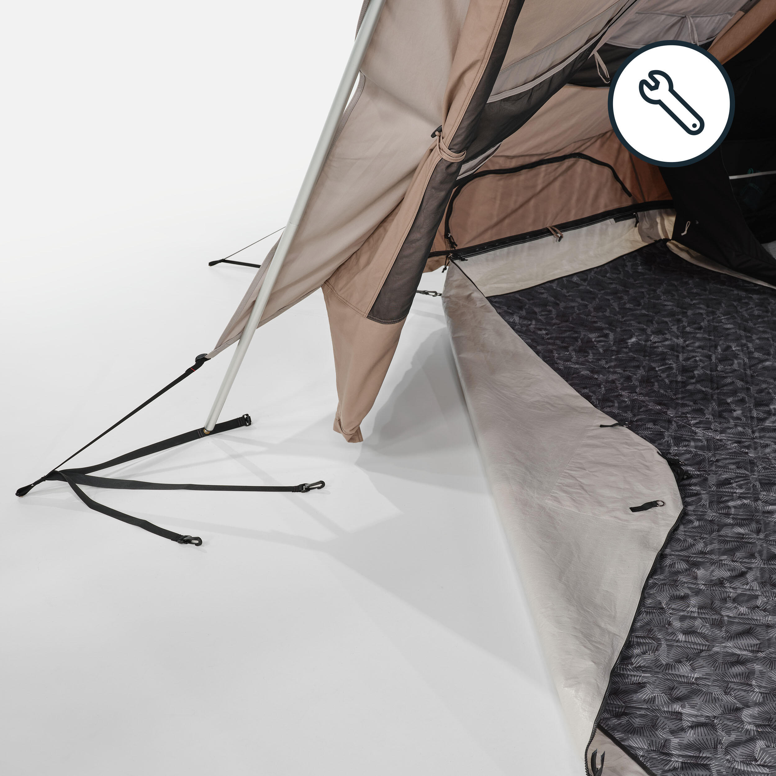 GROUNDSHEET - SPARE PART FOR TIPI 5.2 POLYCOTTON TENT