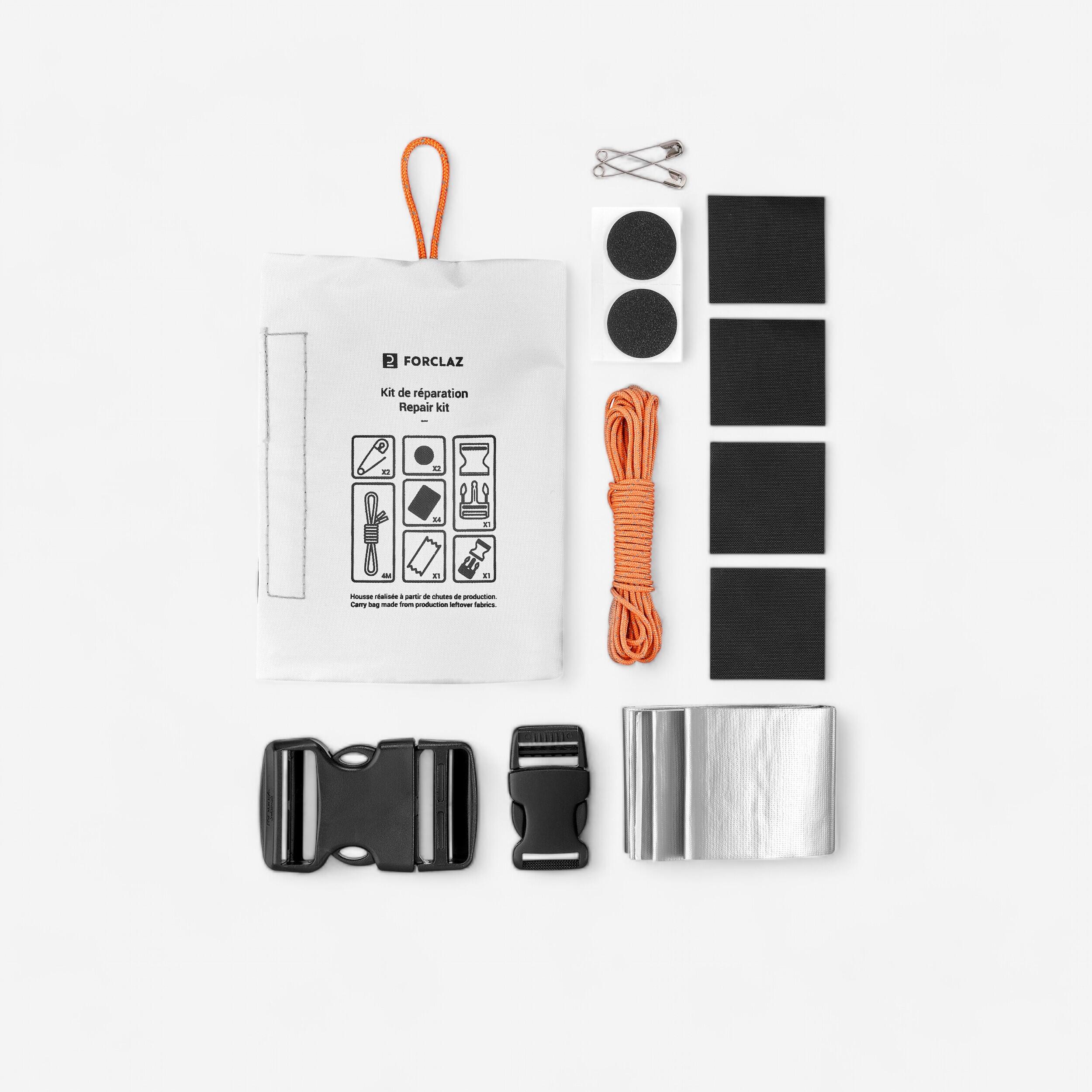 Multi-purpose trekking repair kit