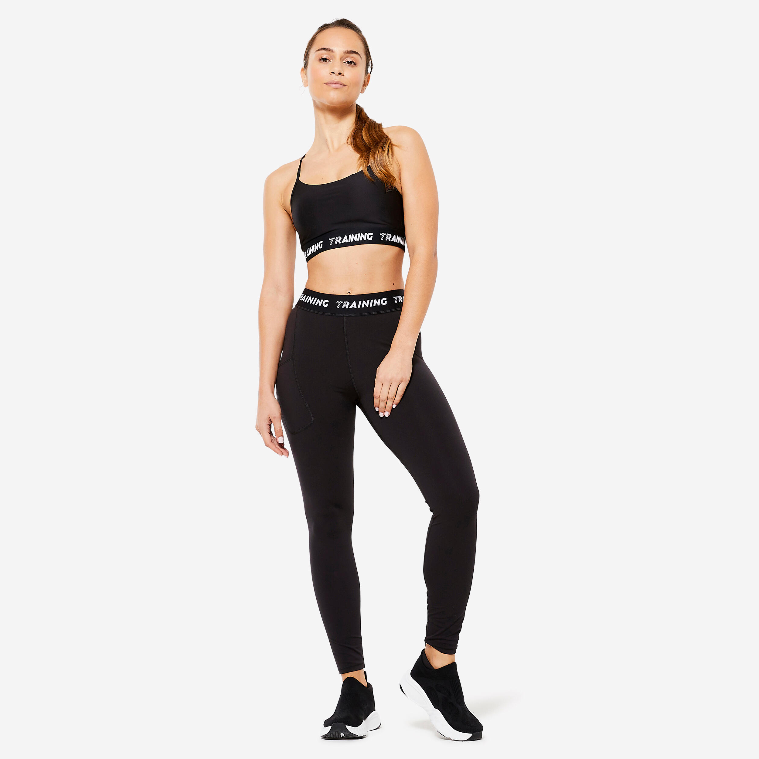 Women's Cardio Training Comfortable and Soft Long Leggings - Black