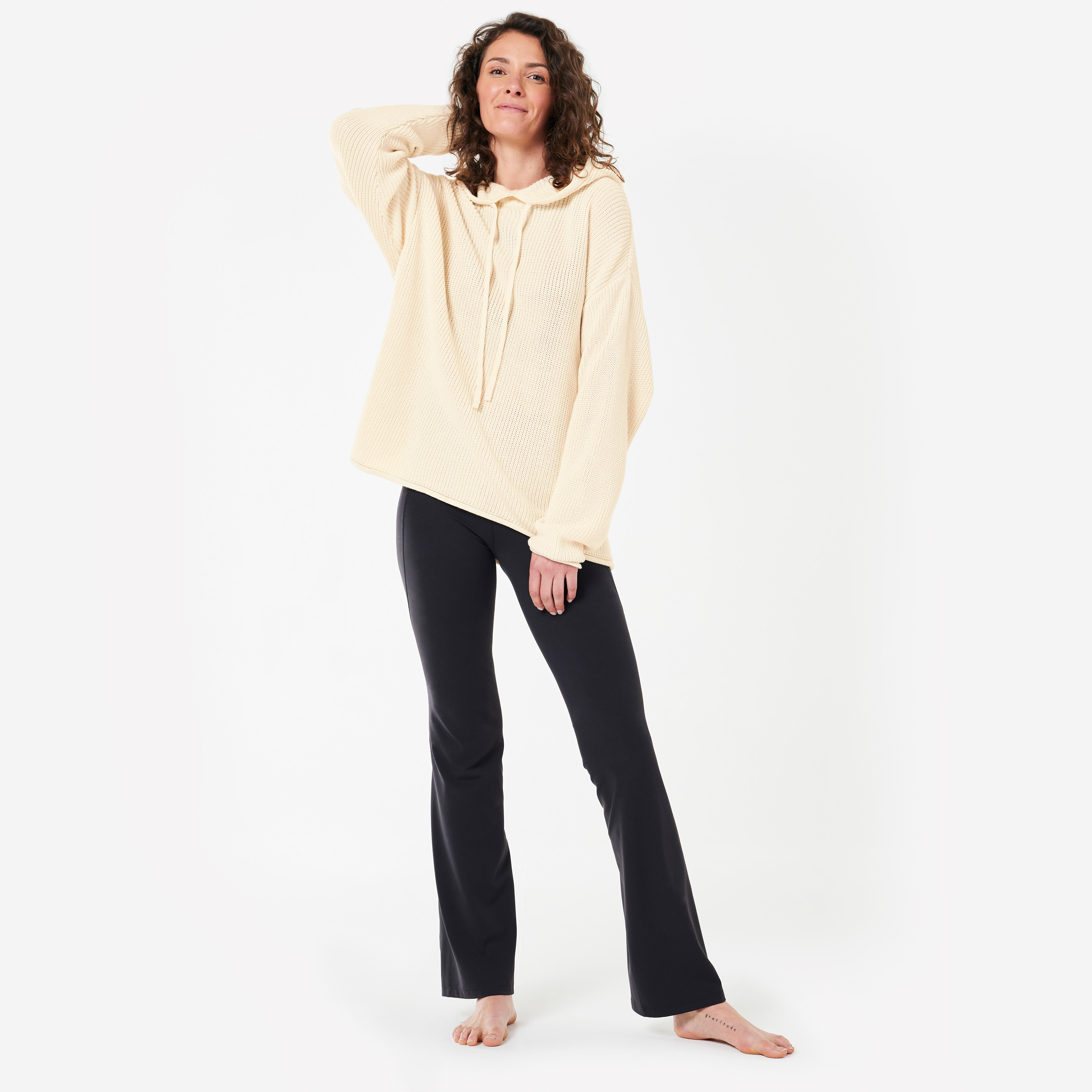 Women's Premium Knitted Cocooning Yoga Hoodie