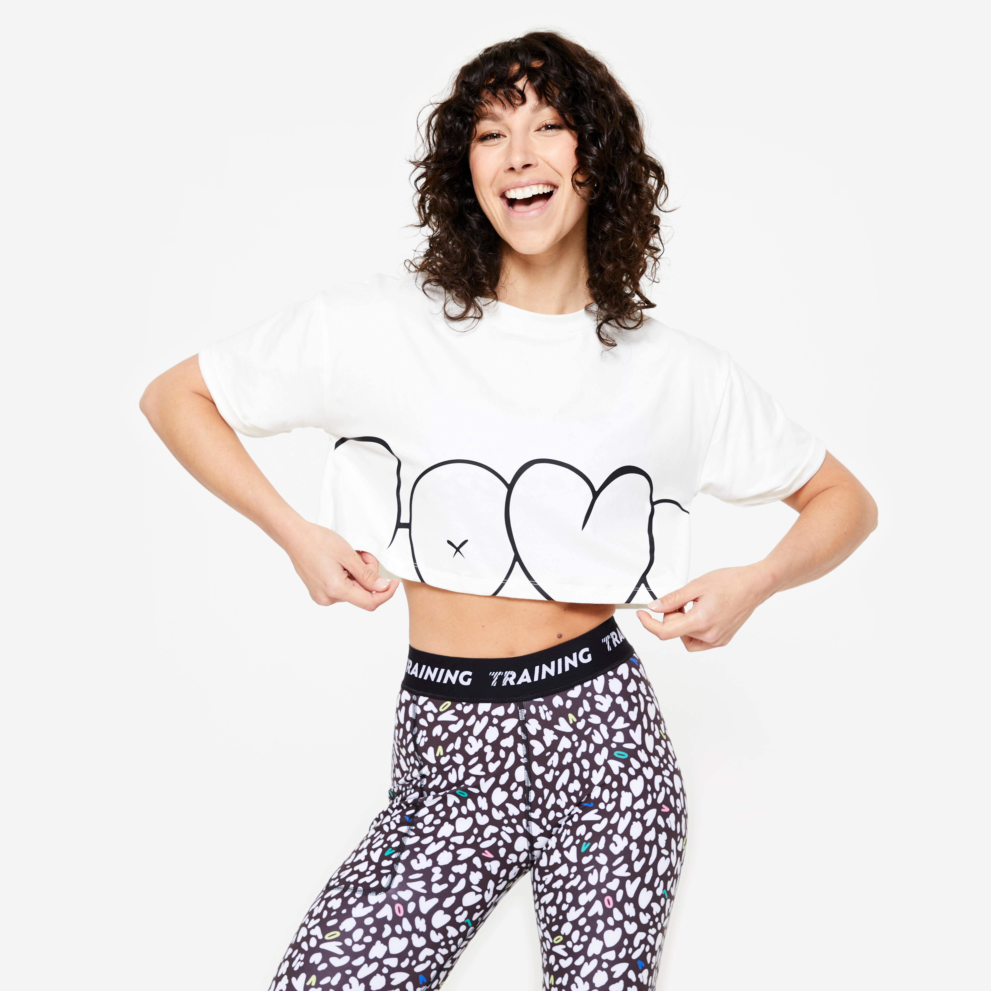 Women's Loose-Fit Cropped T-Shirt - White