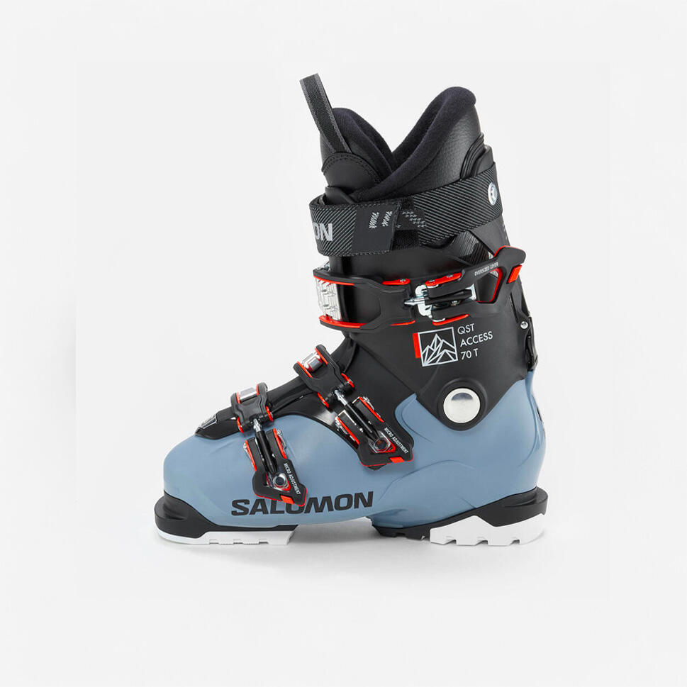 Kids' Mountain Skiing Boots - SALOMON QS ACCESS 70 T JR BLUE