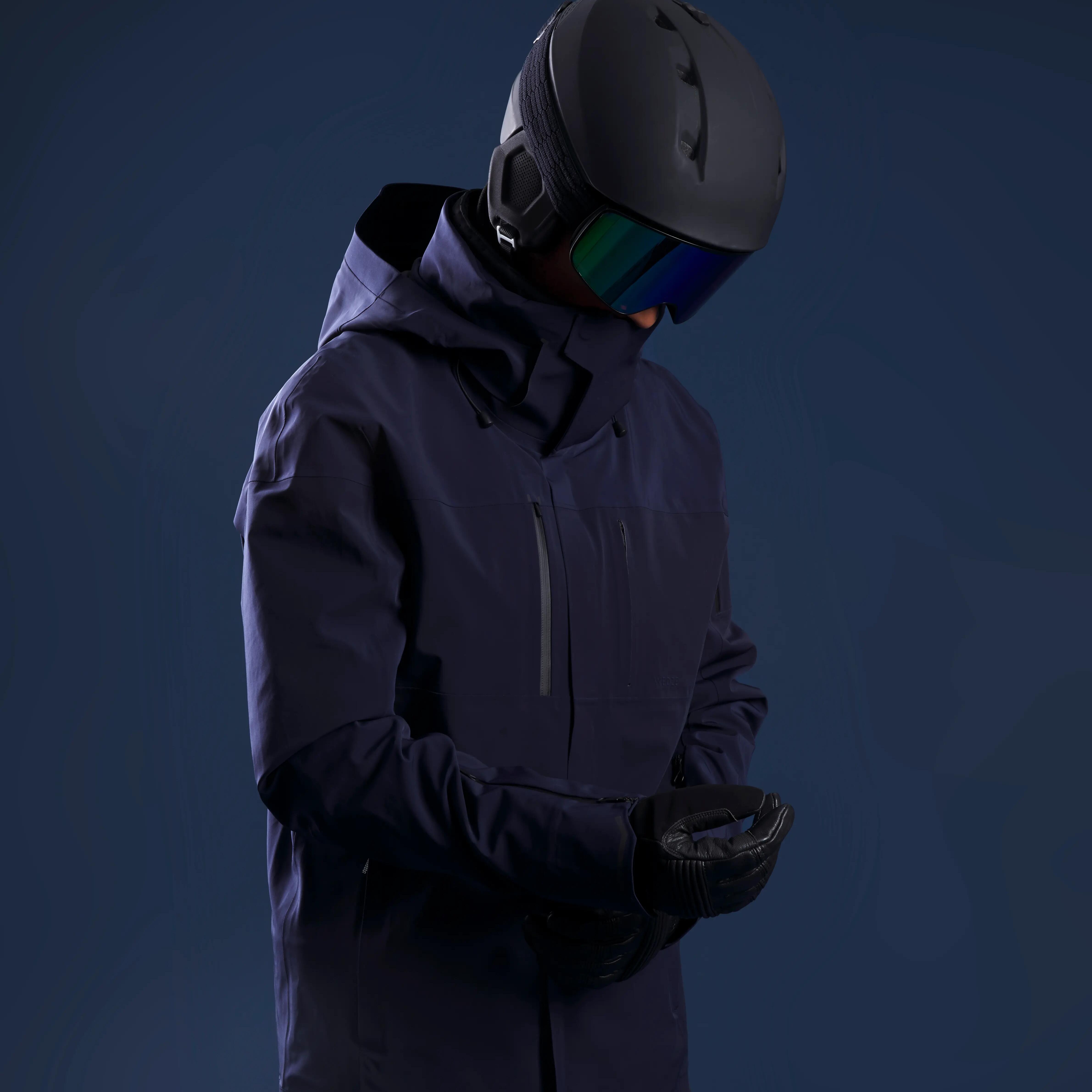 MEN’S SKI JACKET 900 - NAVY BLUE