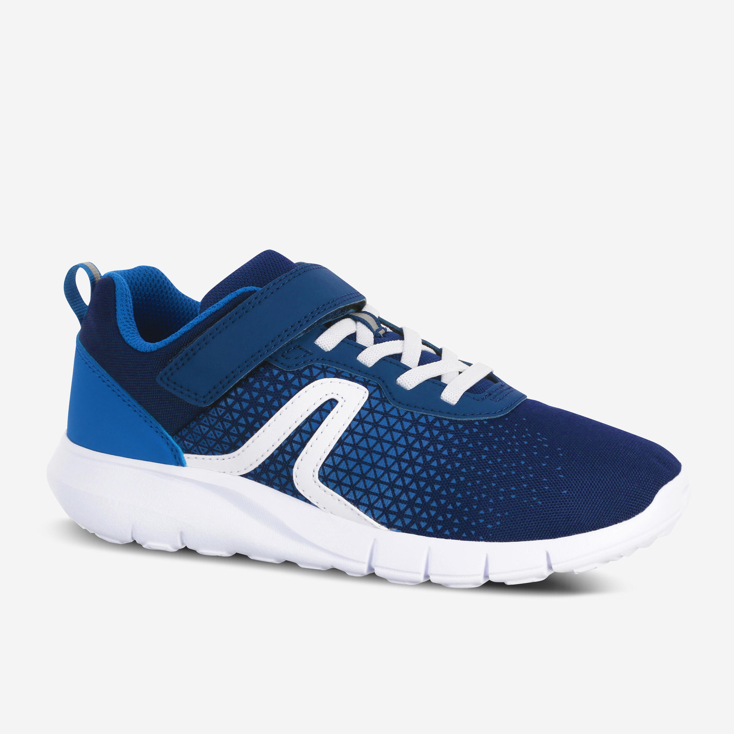 Kids' lightweight and waterproof rip-tab shoes  dark blue